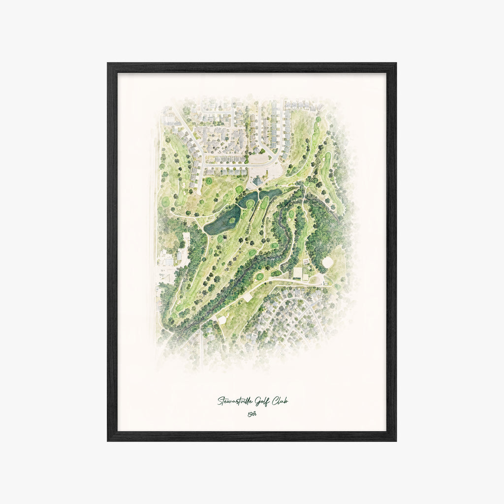 Stewartville Golf Club black frame