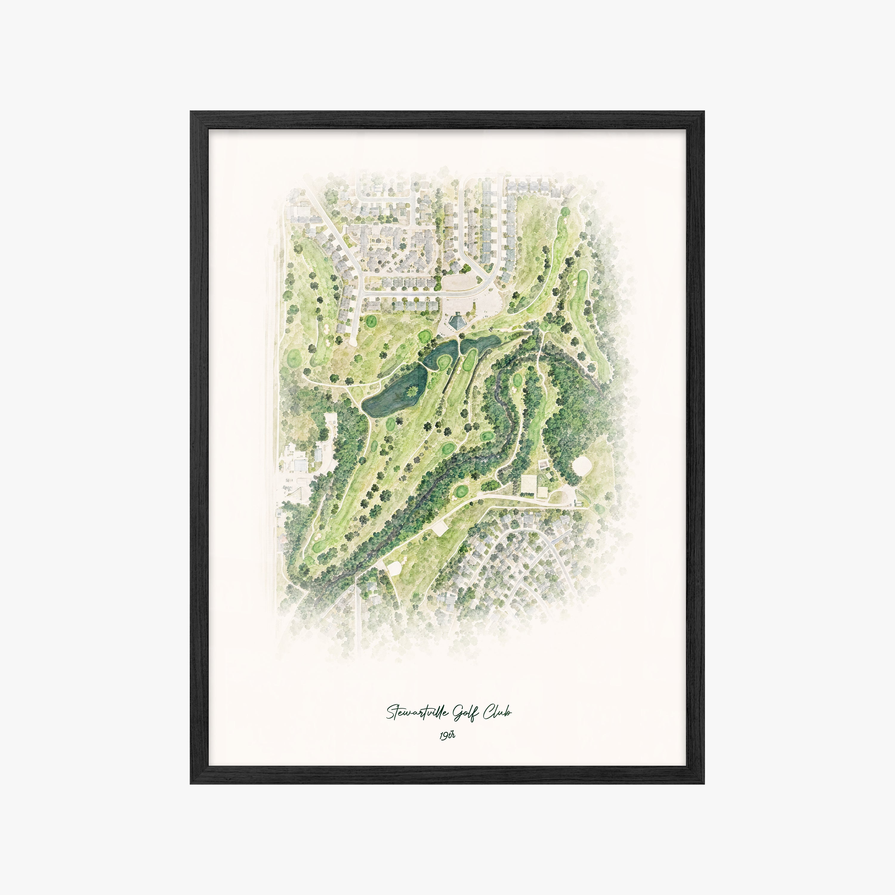 Stewartville Golf Club black frame