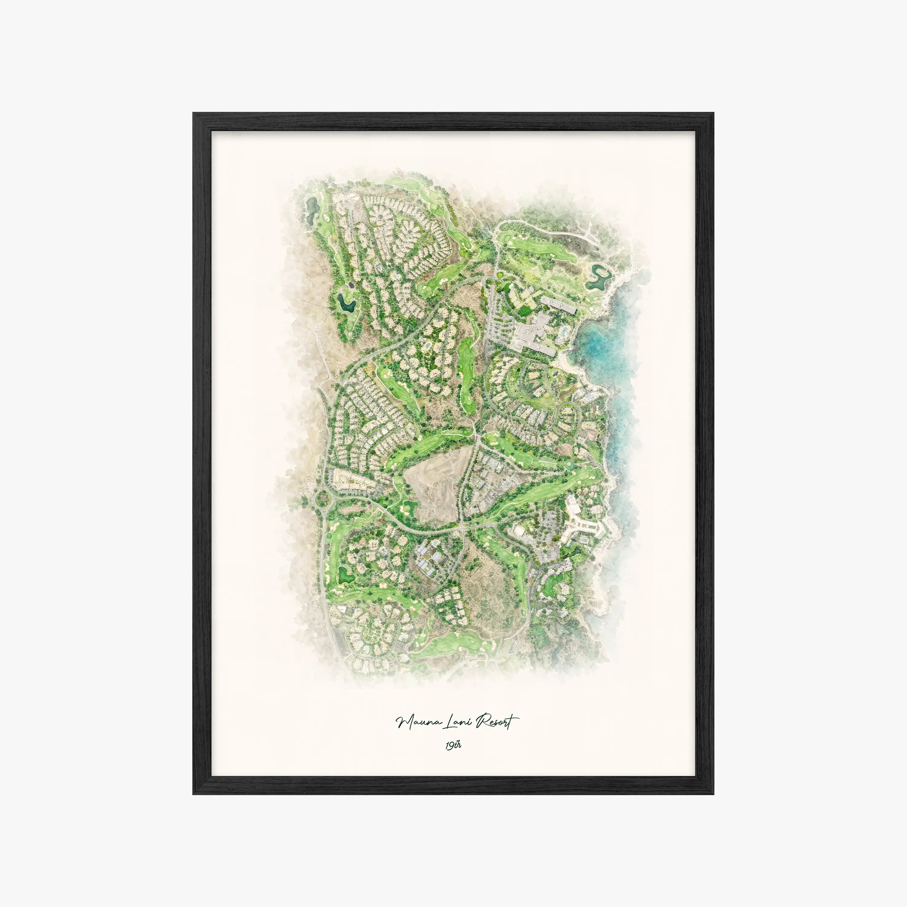 Mauna Lani Resort black frame