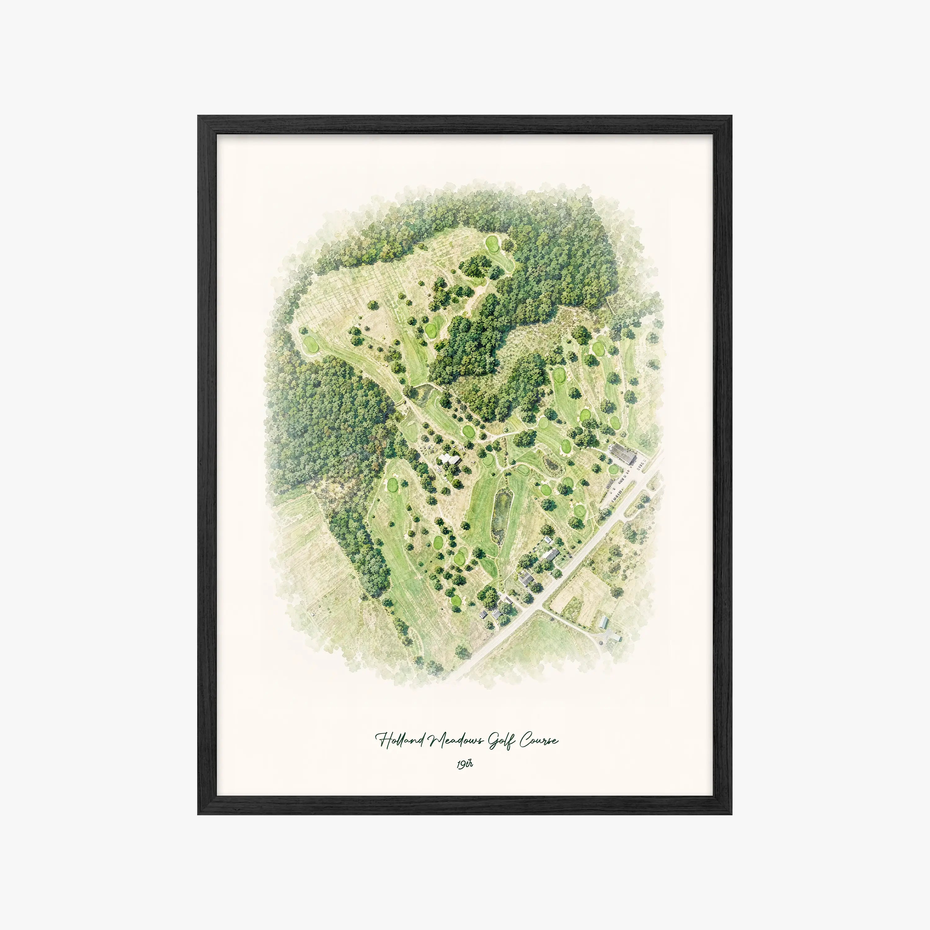 Holland Meadows Golf Course black frame