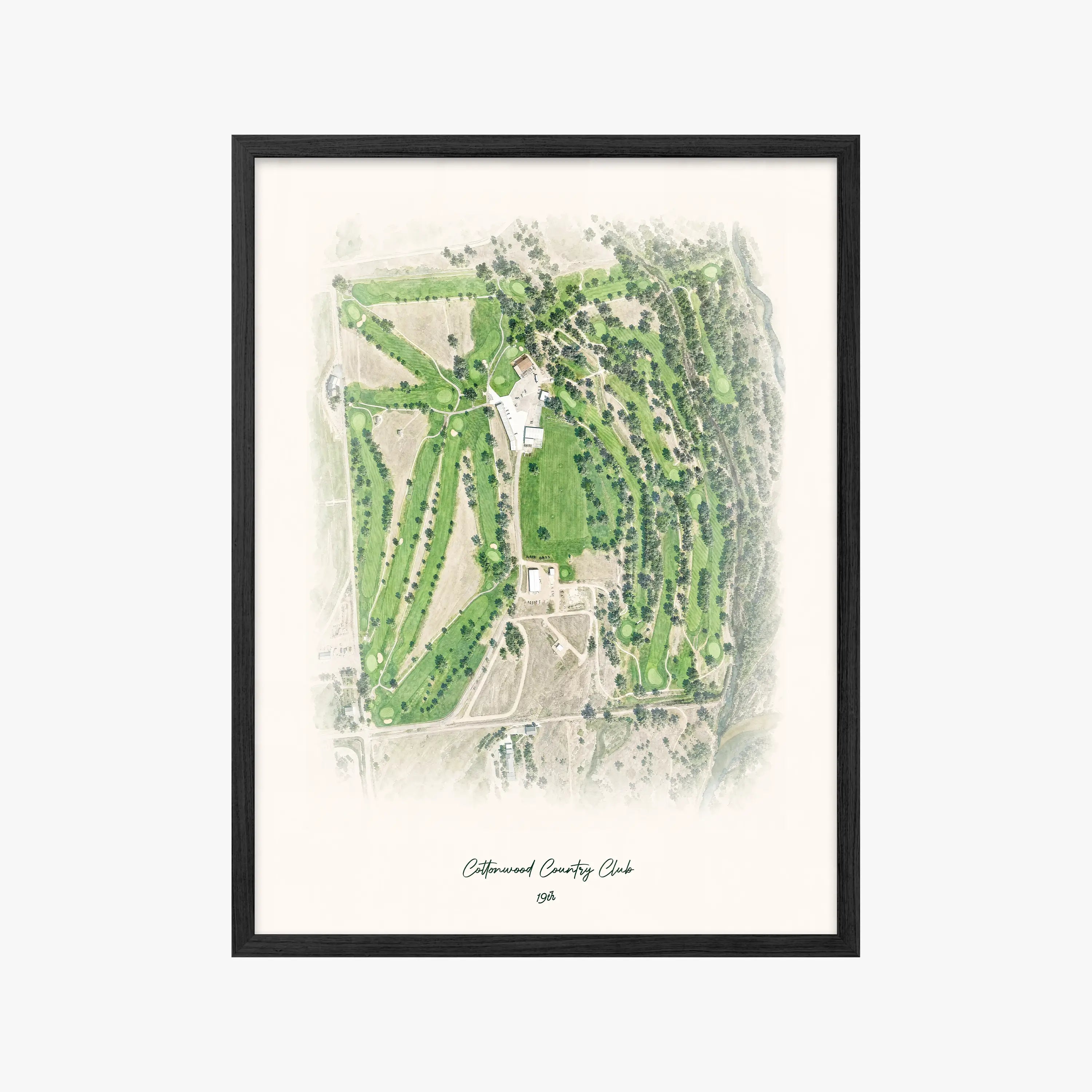 Cottonwood Country Club black frame