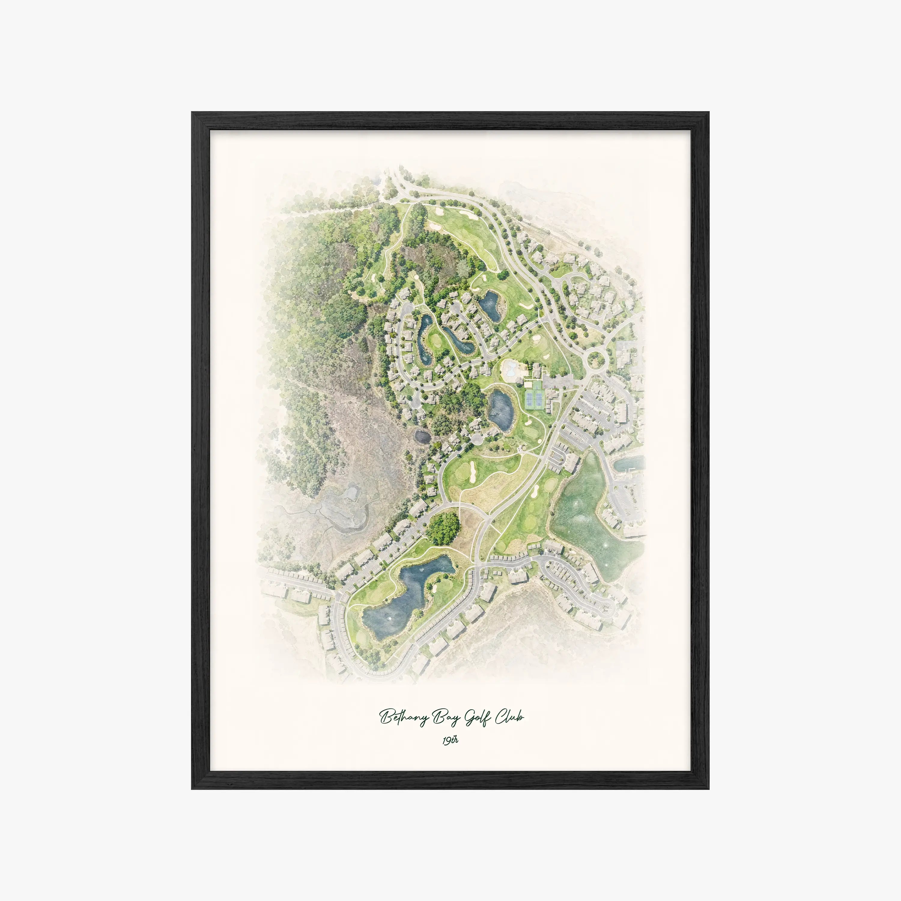 Bethany Bay Golf Club black frame