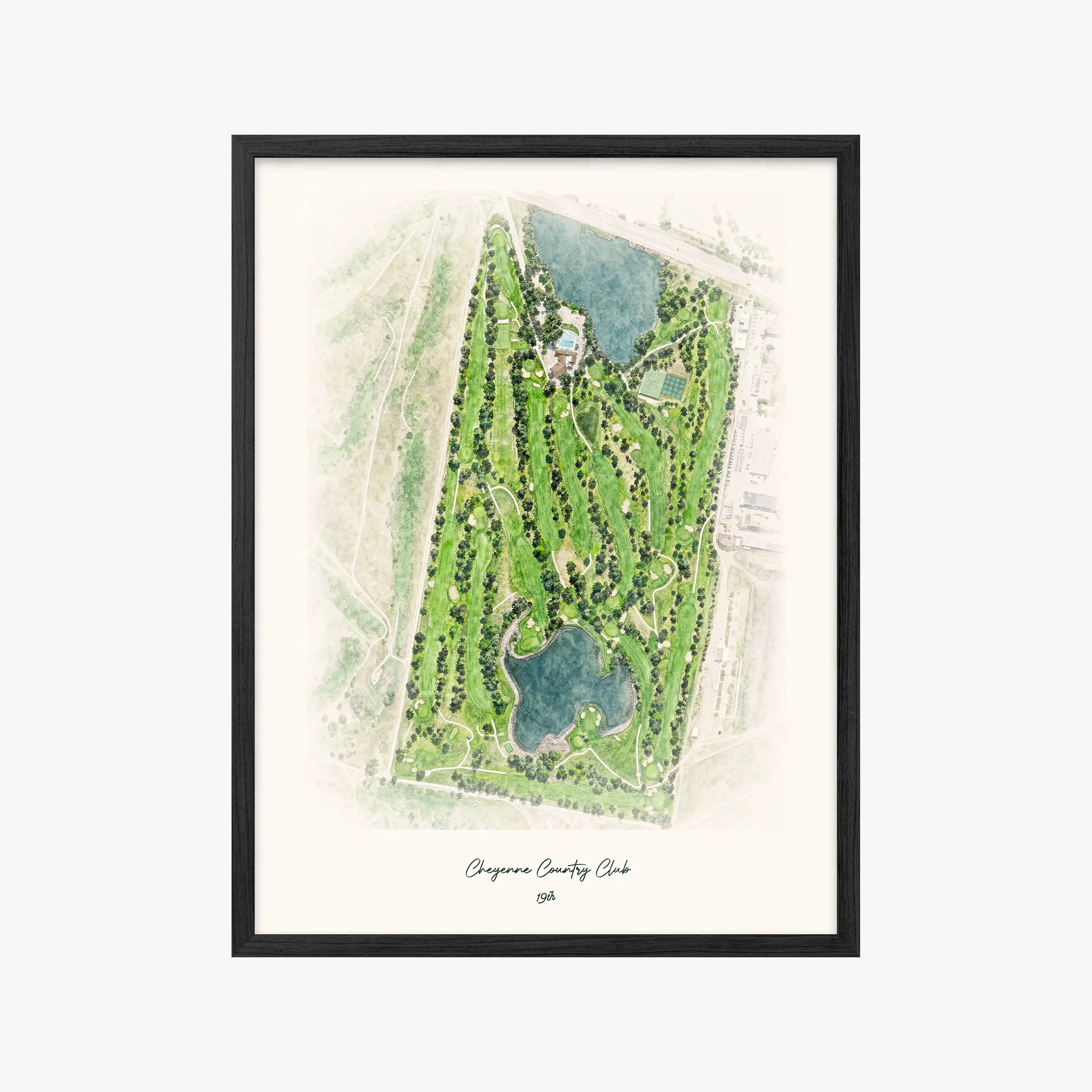 Cheyenne Country Club black frame
