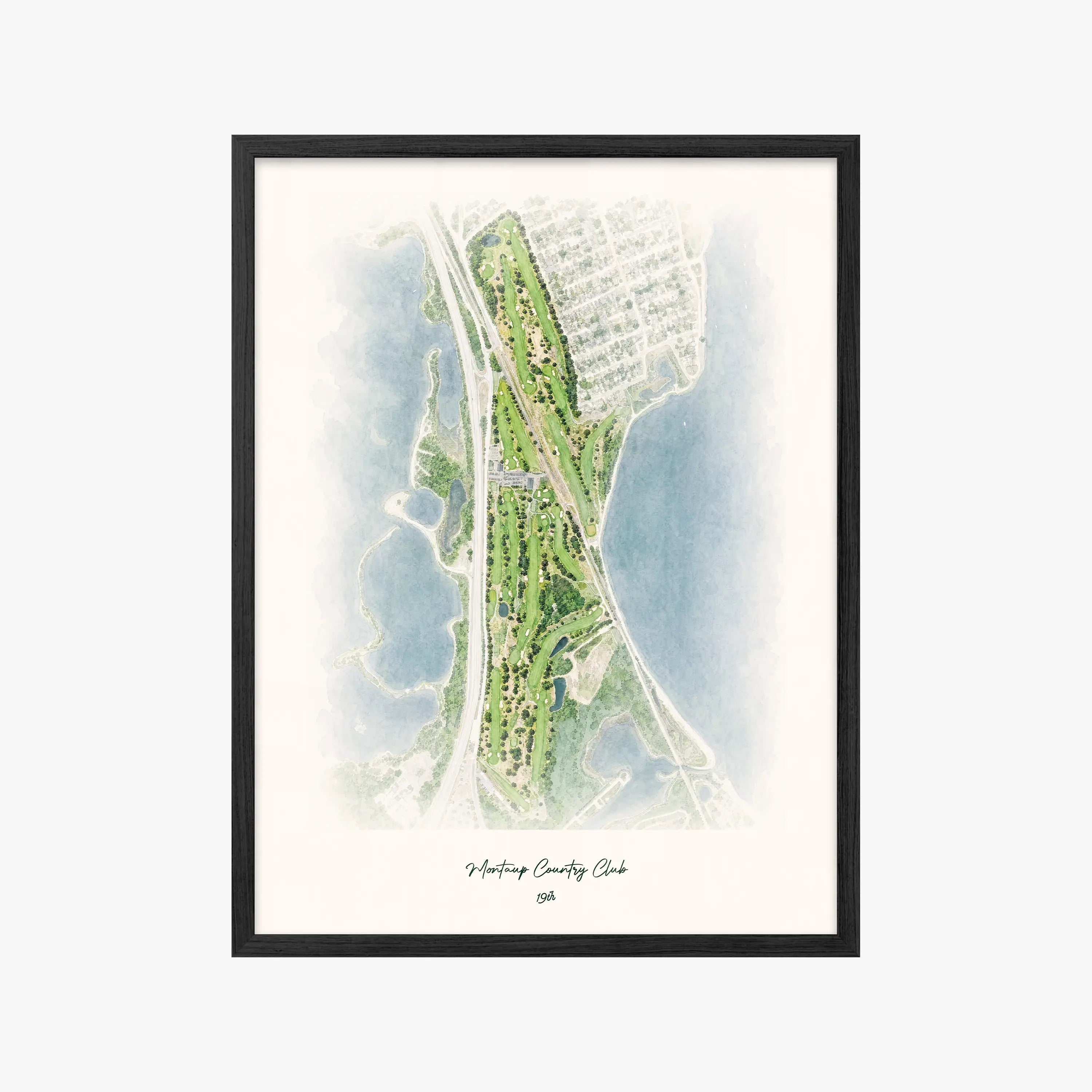Montaup Country Club black frame