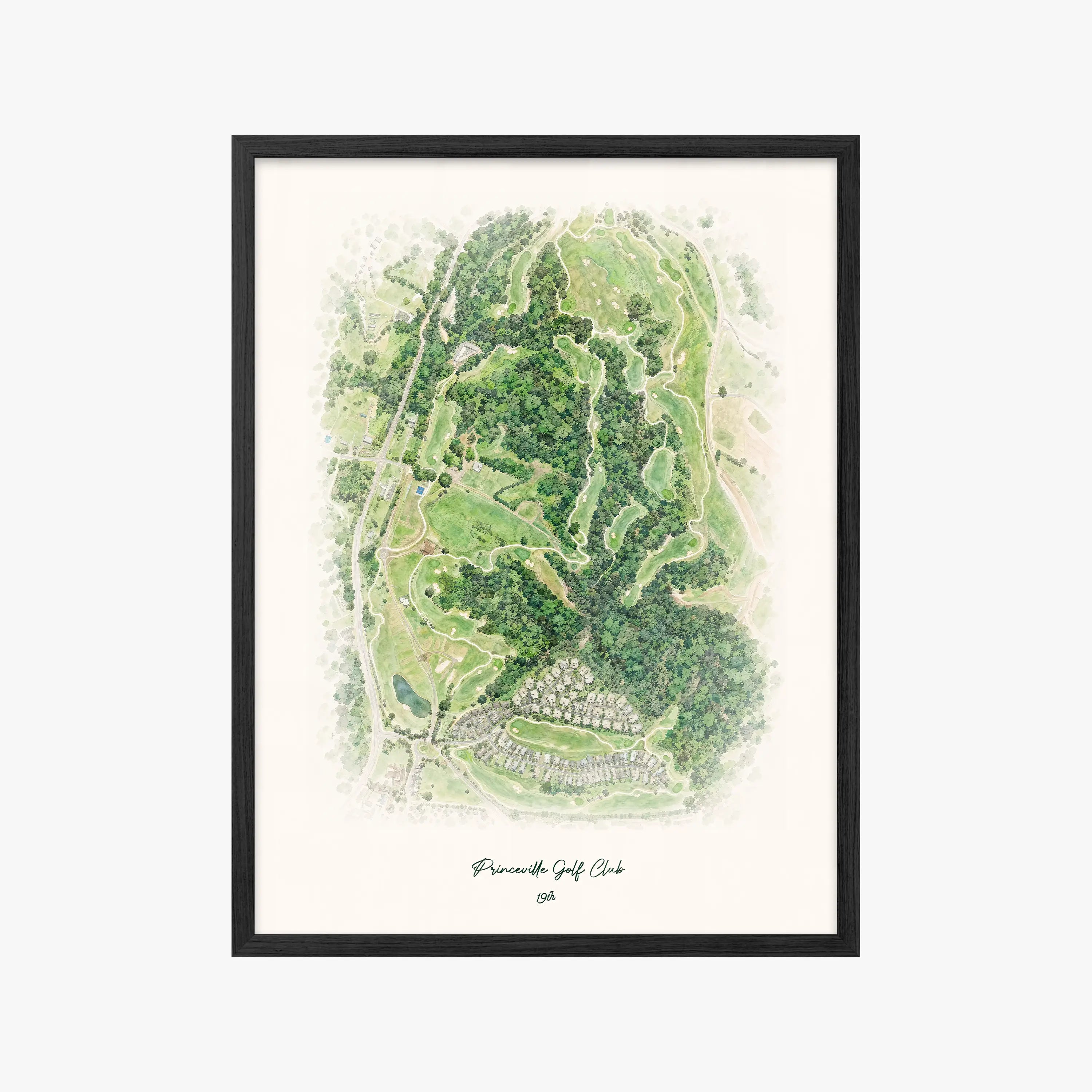 Princeville Golf Club black frame