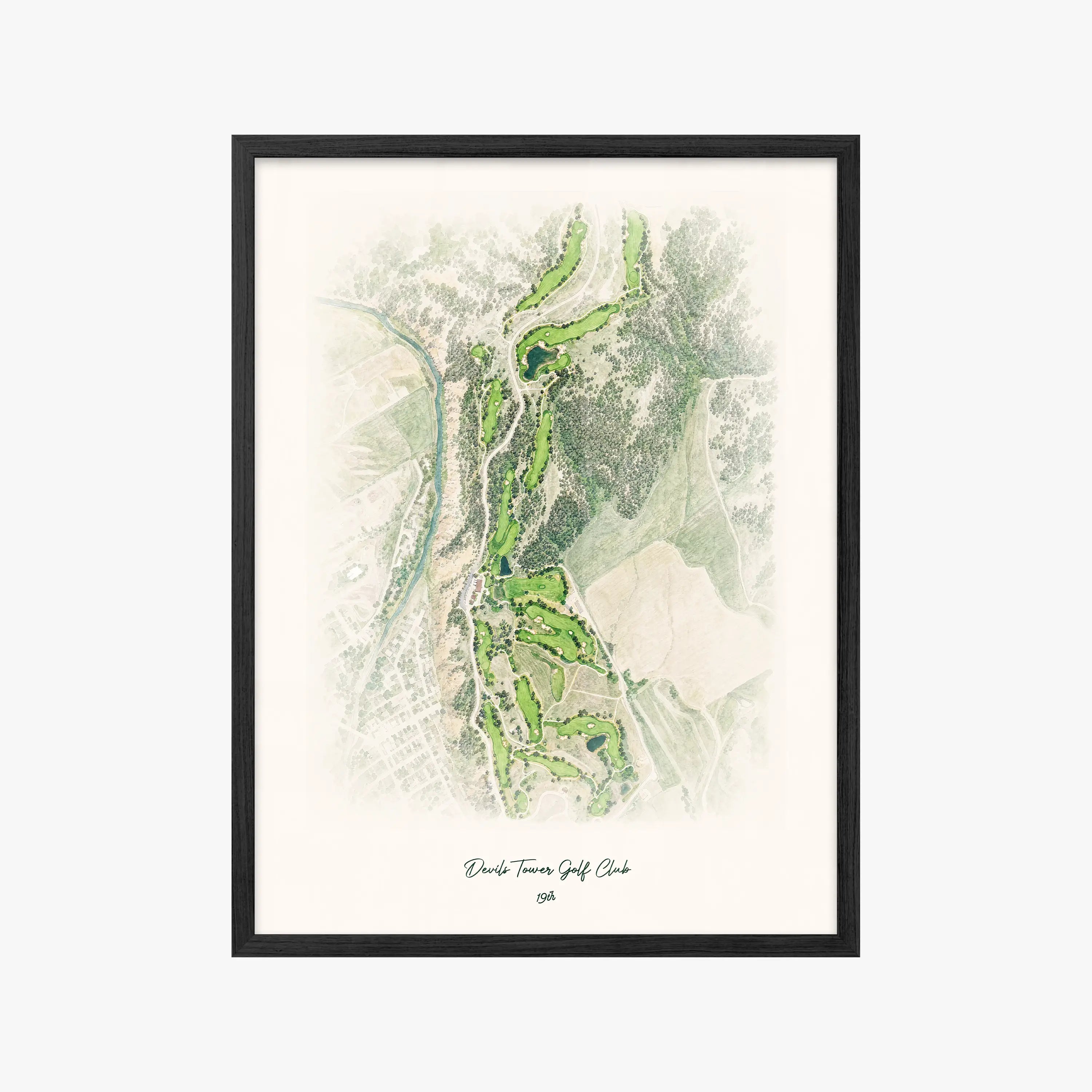 Devils Tower Golf Club black frame