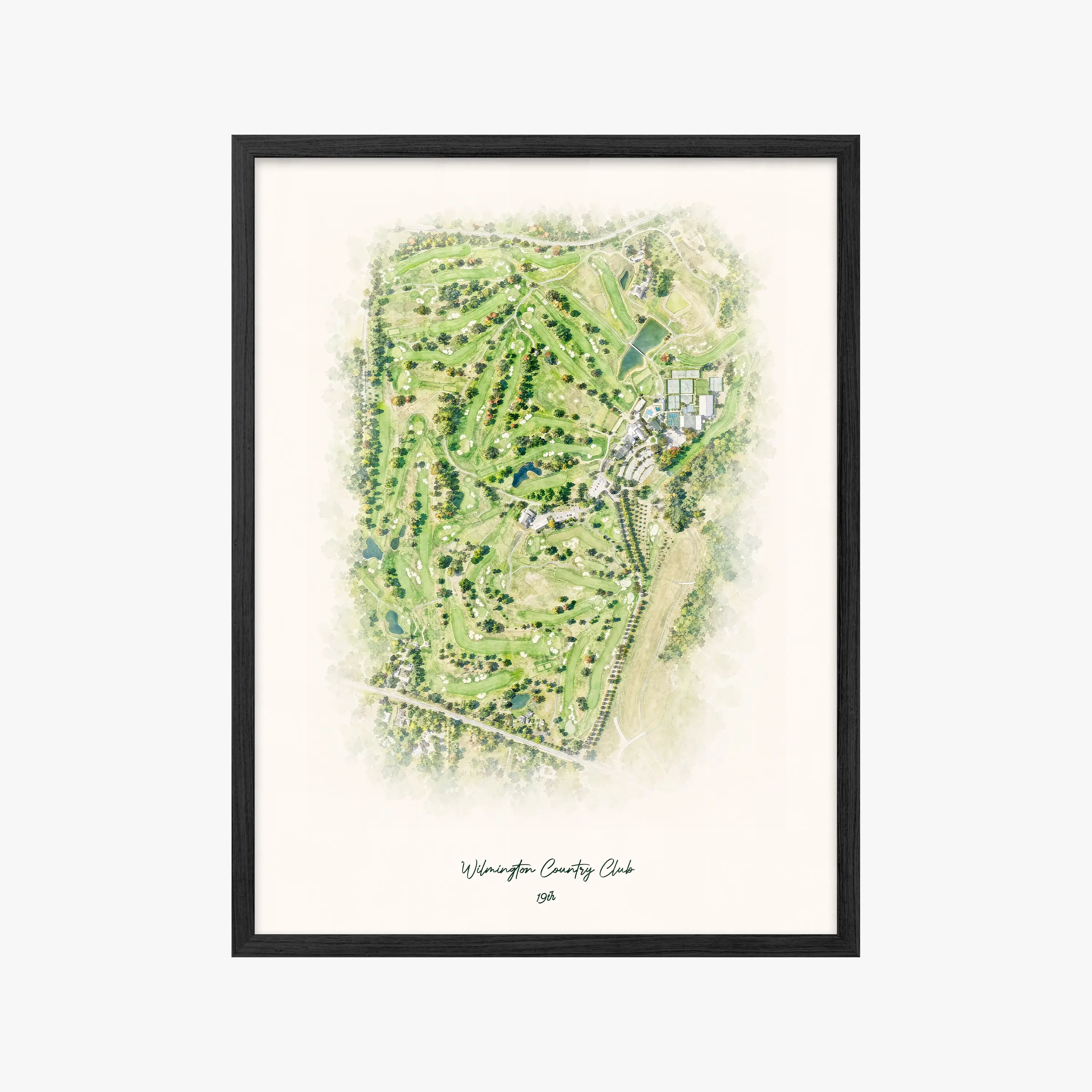 Wilmington Country Club black frame