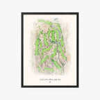 Kukio Makai Beach Golf Club black frame