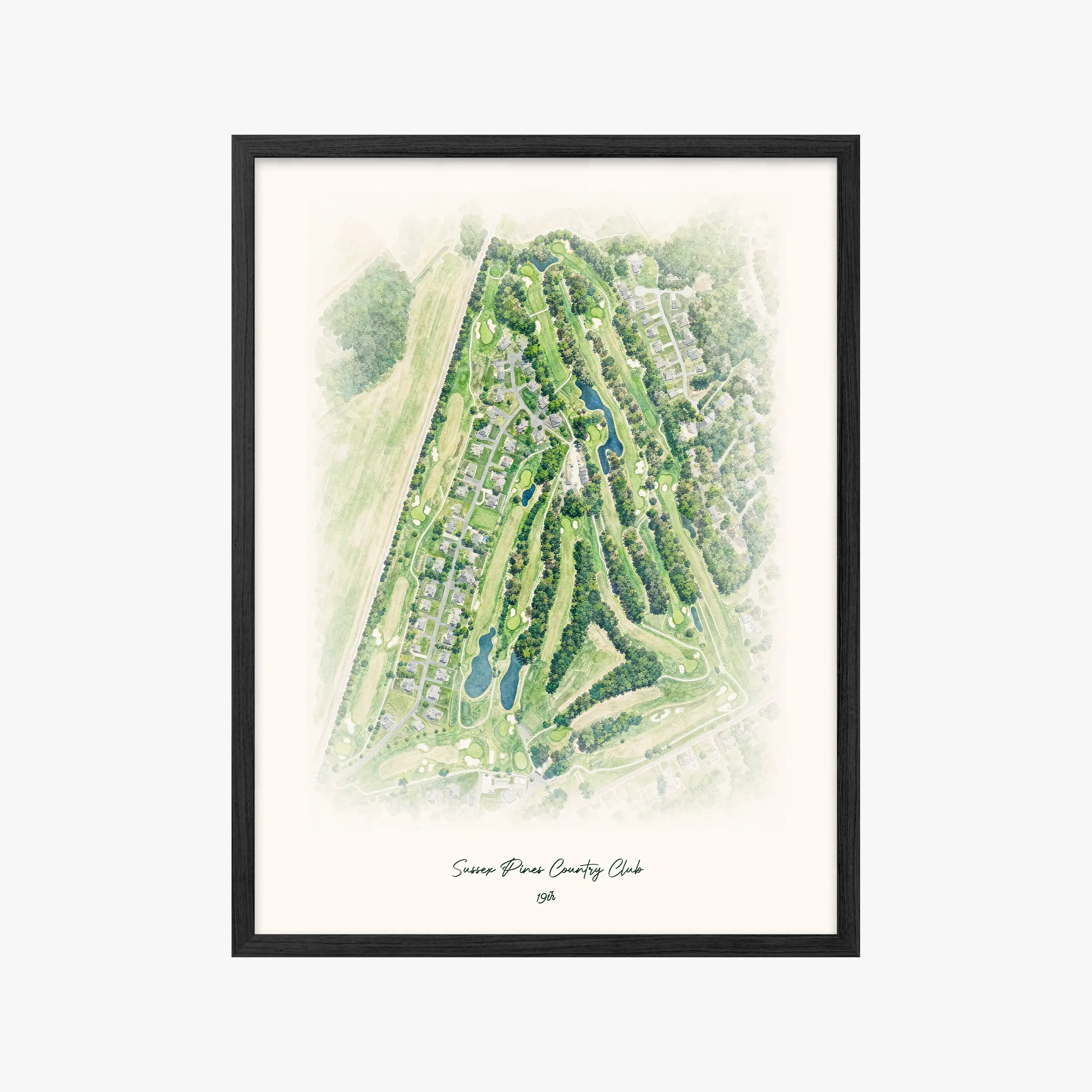 Sussex Pines Country Club black frame