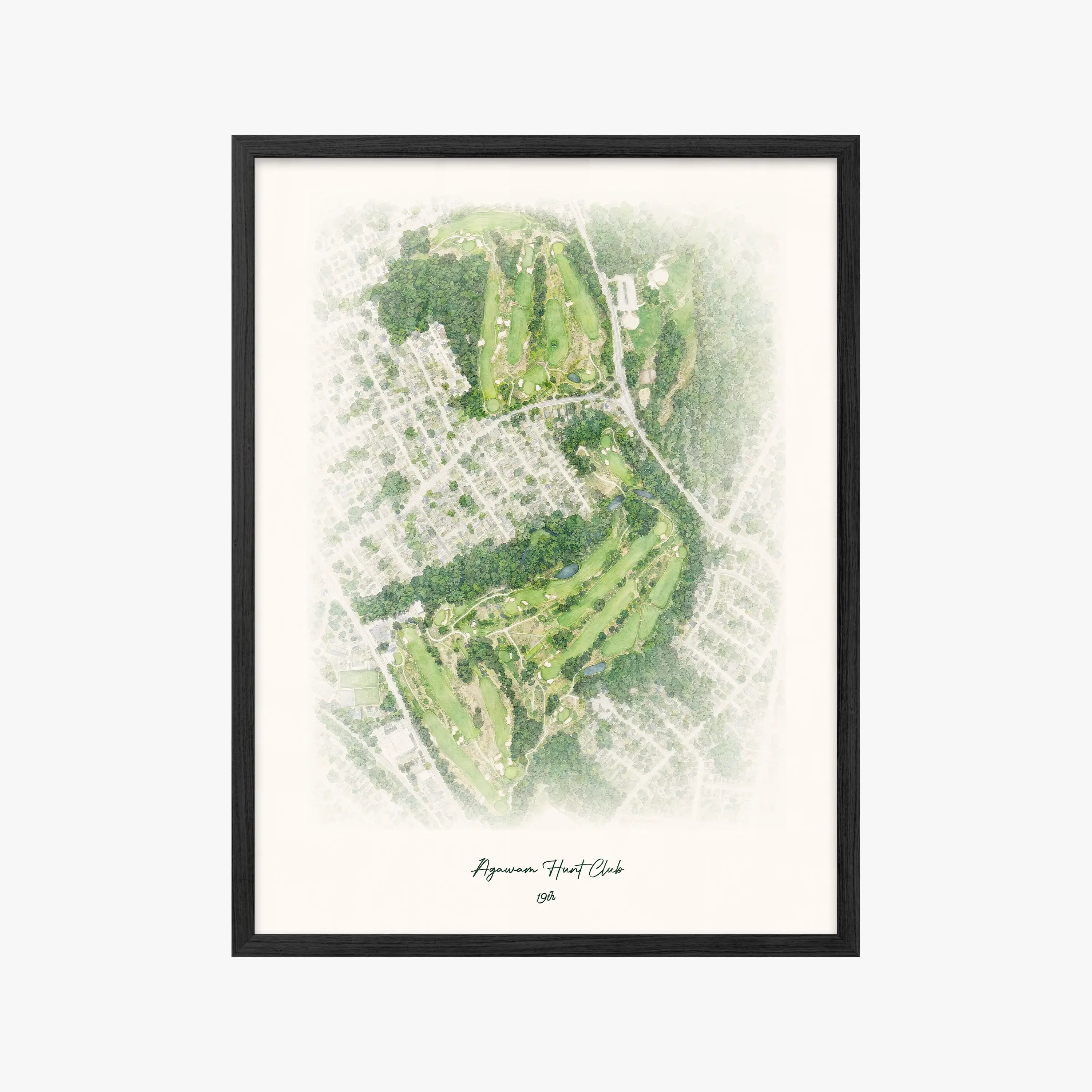 Agawam Hunt Club black frame