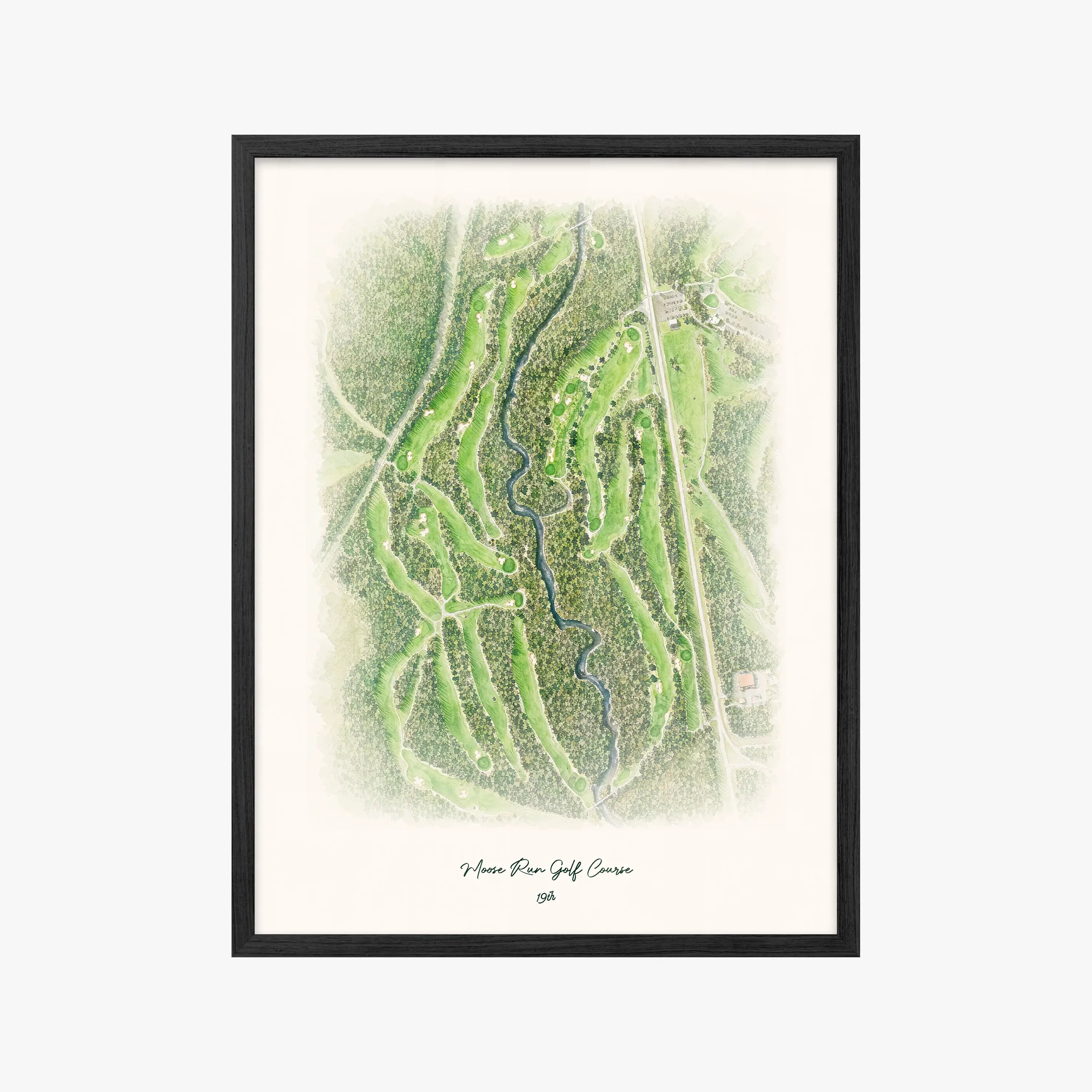 Moose Run Golf Course black frame