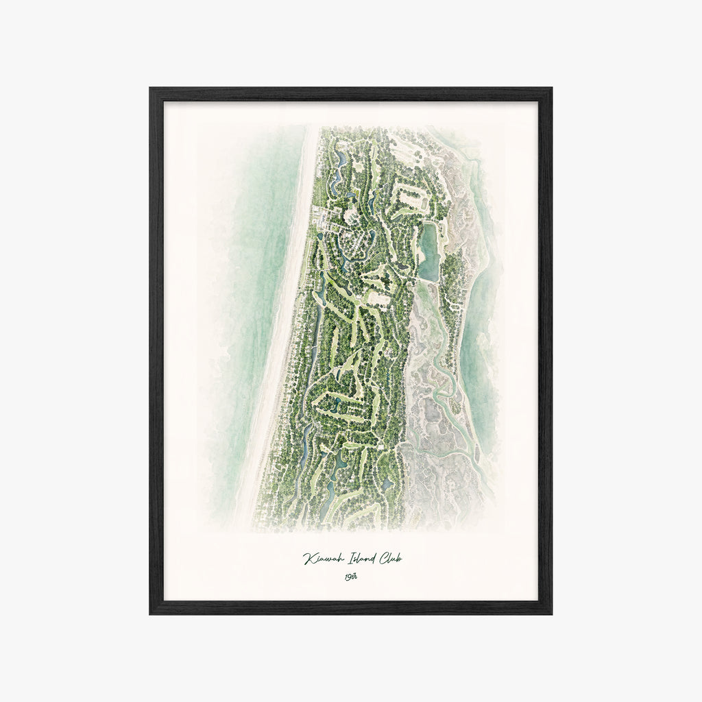 Kiawah Island Club black frame