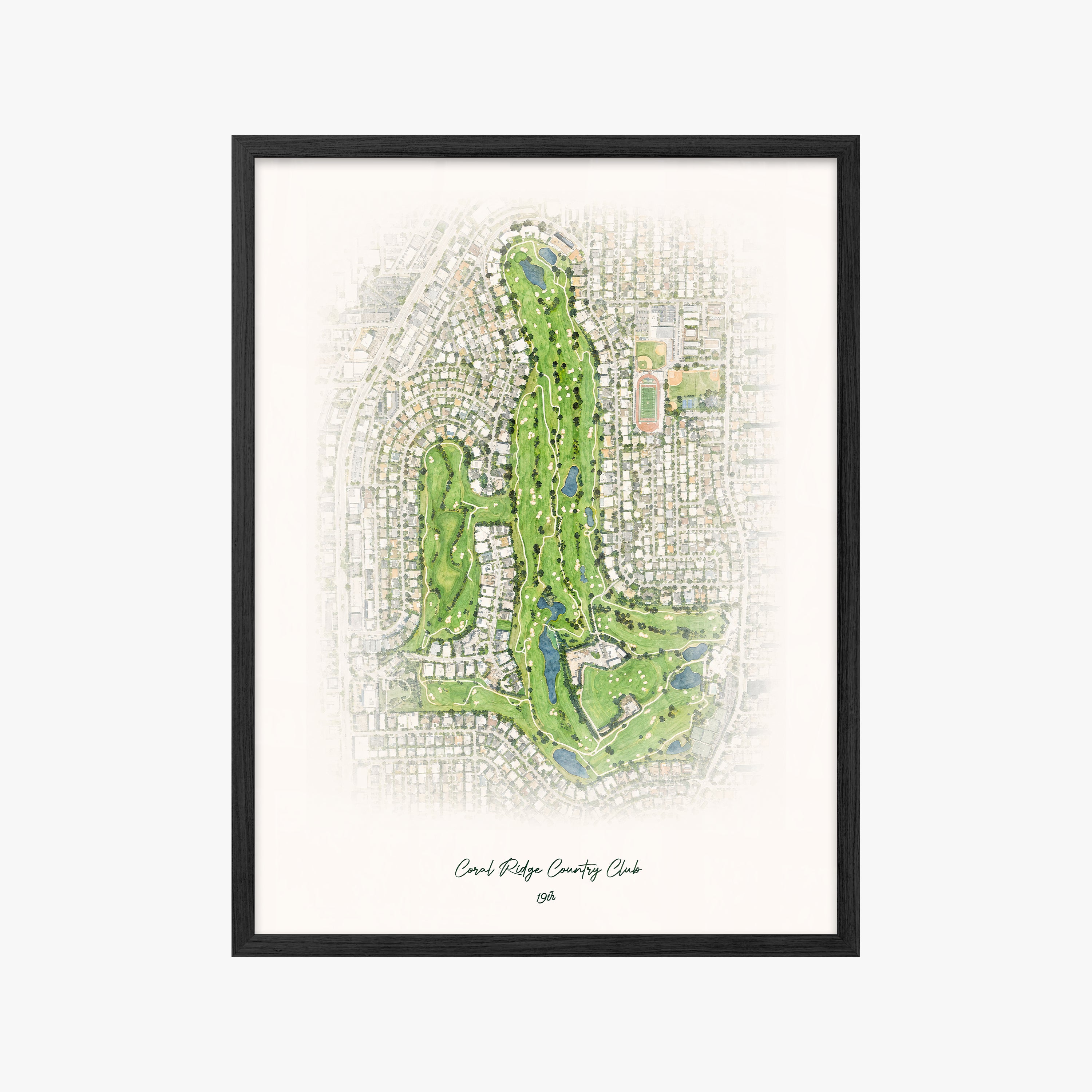 Coral Ridge Country Club black frame