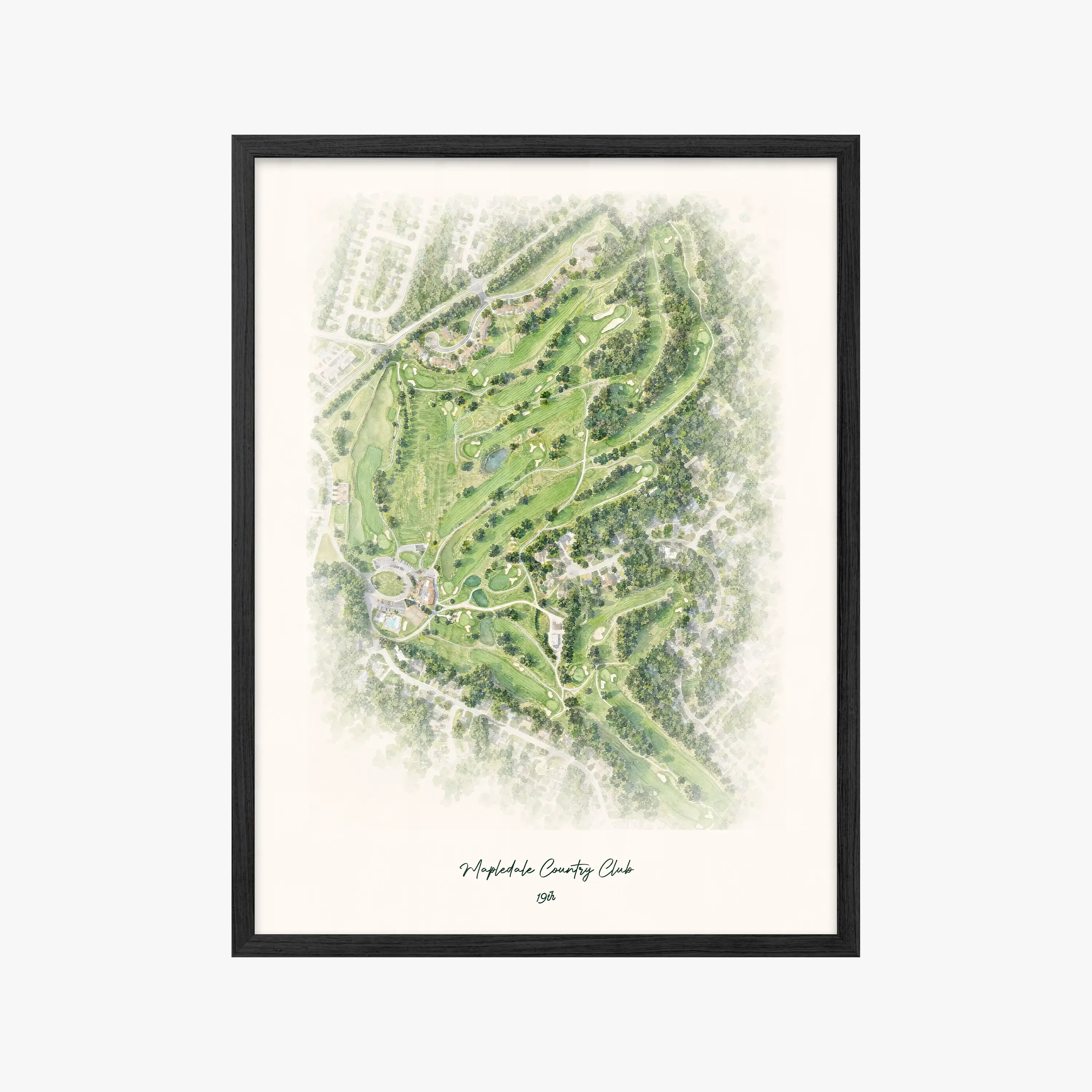 Mapledale Country Club black frame