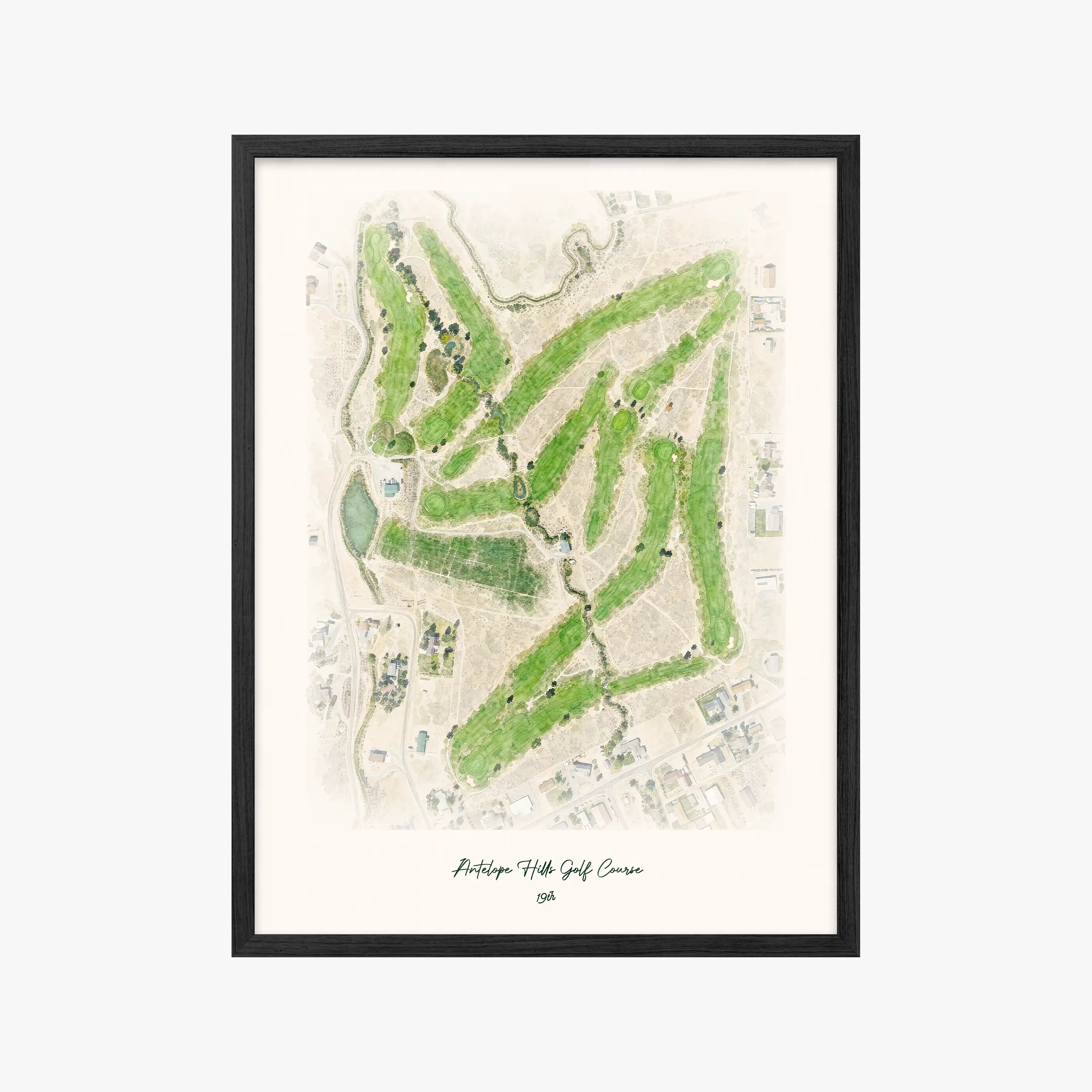 Antelope Hills Golf Course black frame
