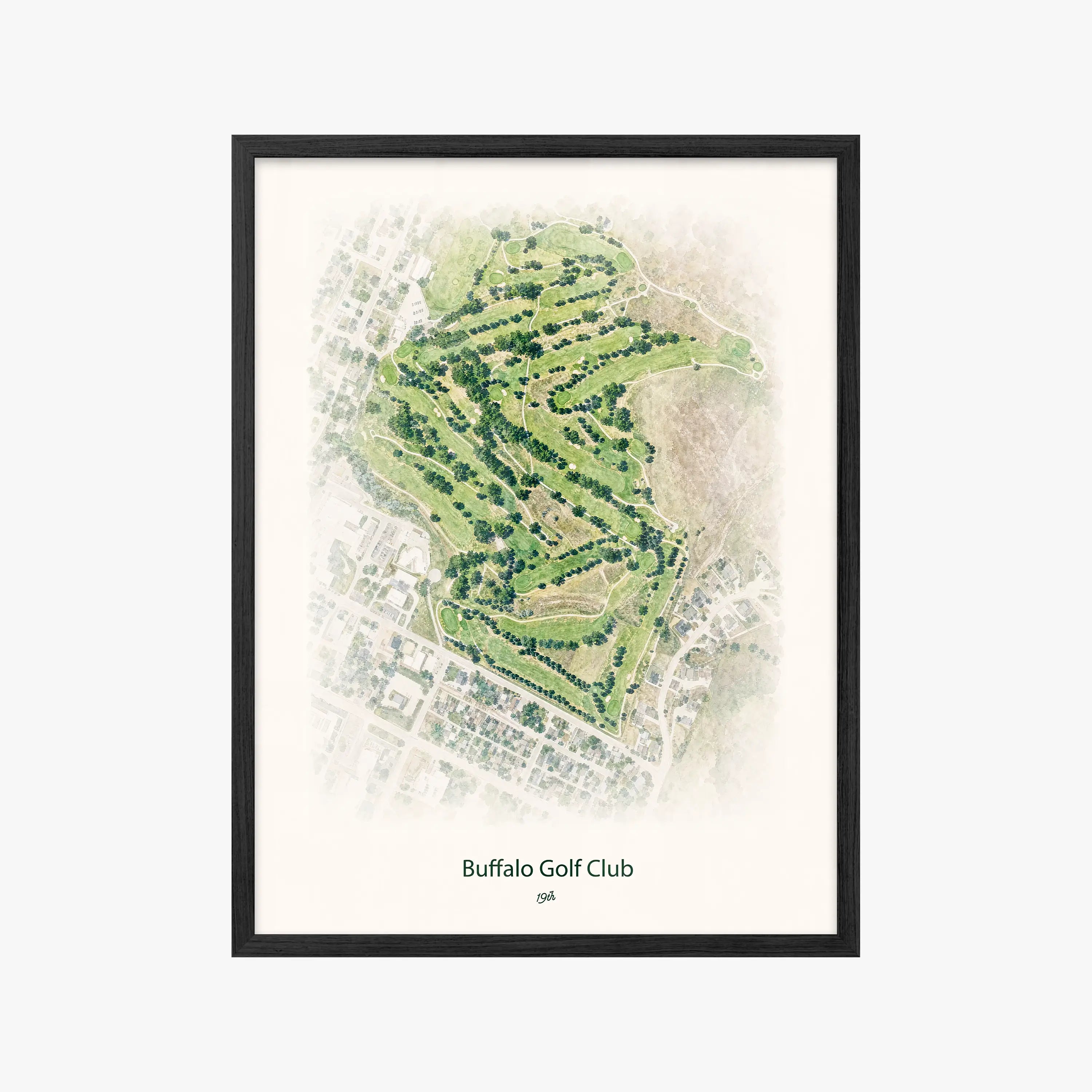 Buffalo Golf Club black frame