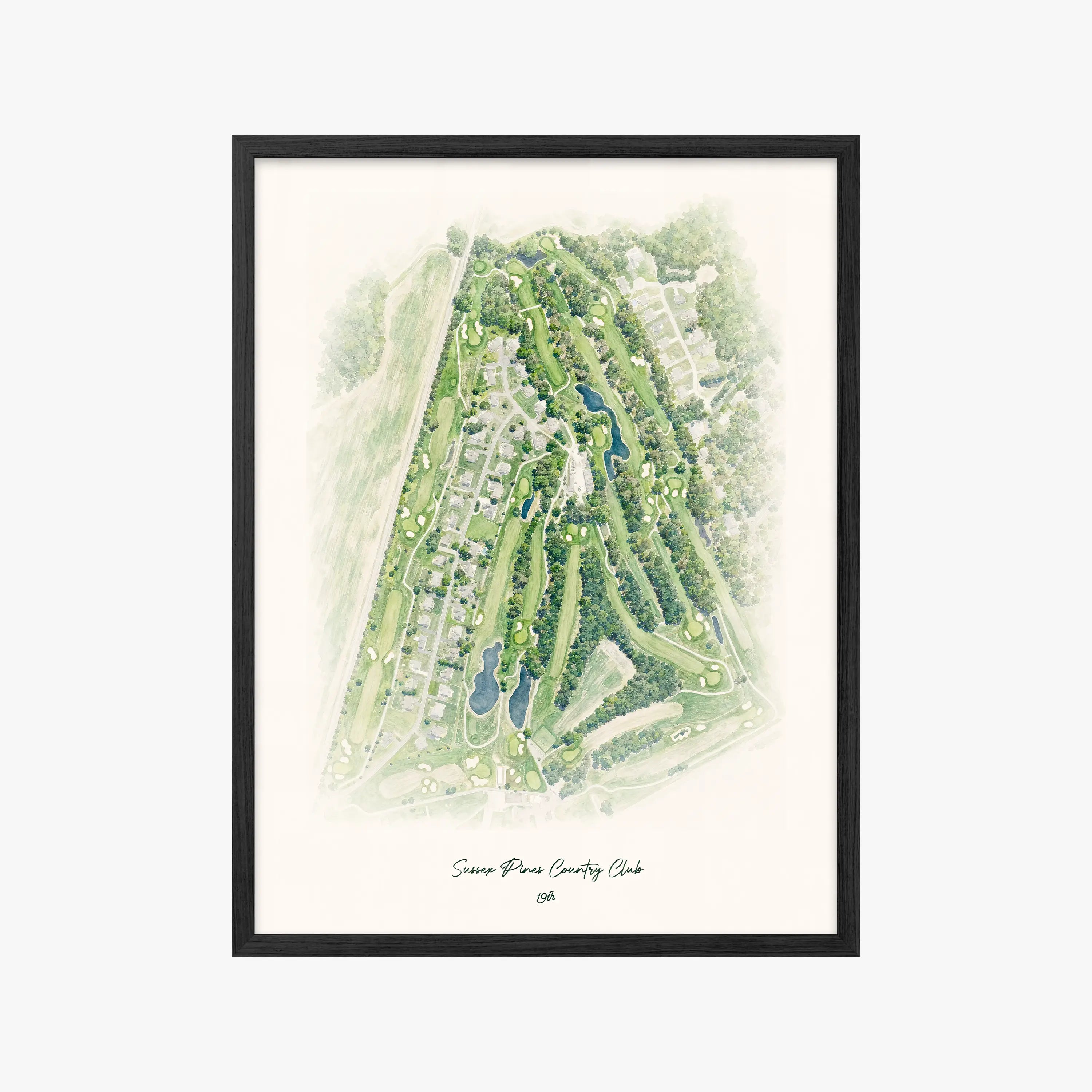 Sussex Pines Country Club black frame