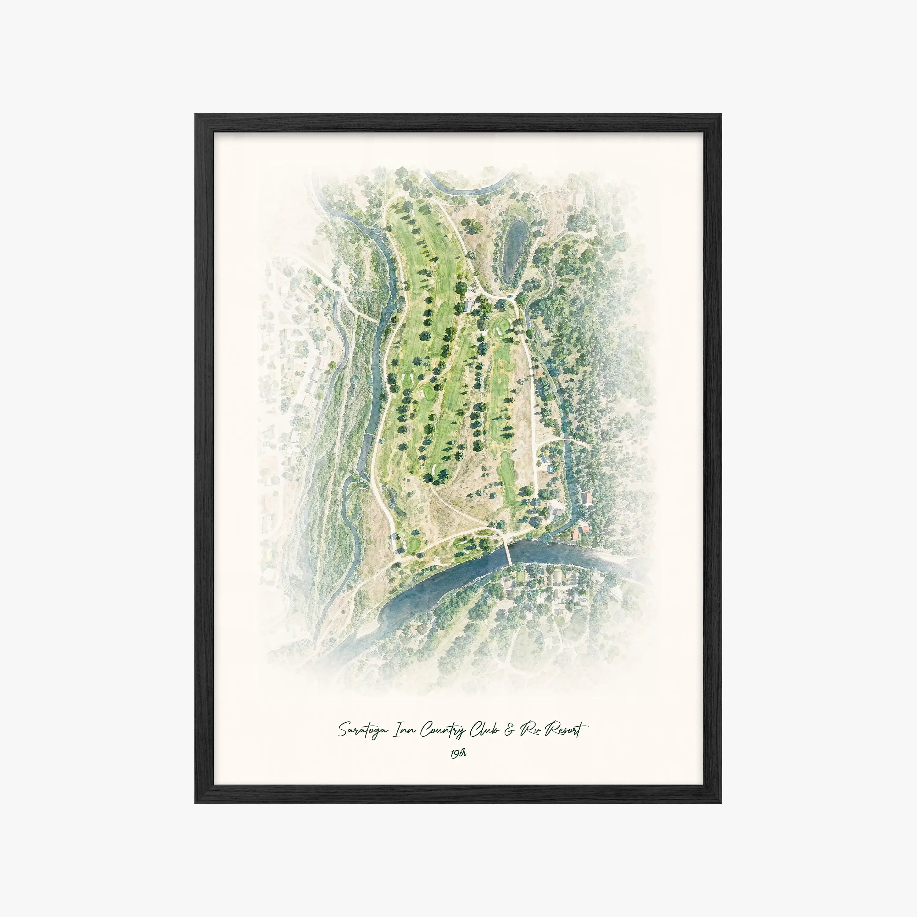 Saratoga Inn Country Club & Rv Resort black frame