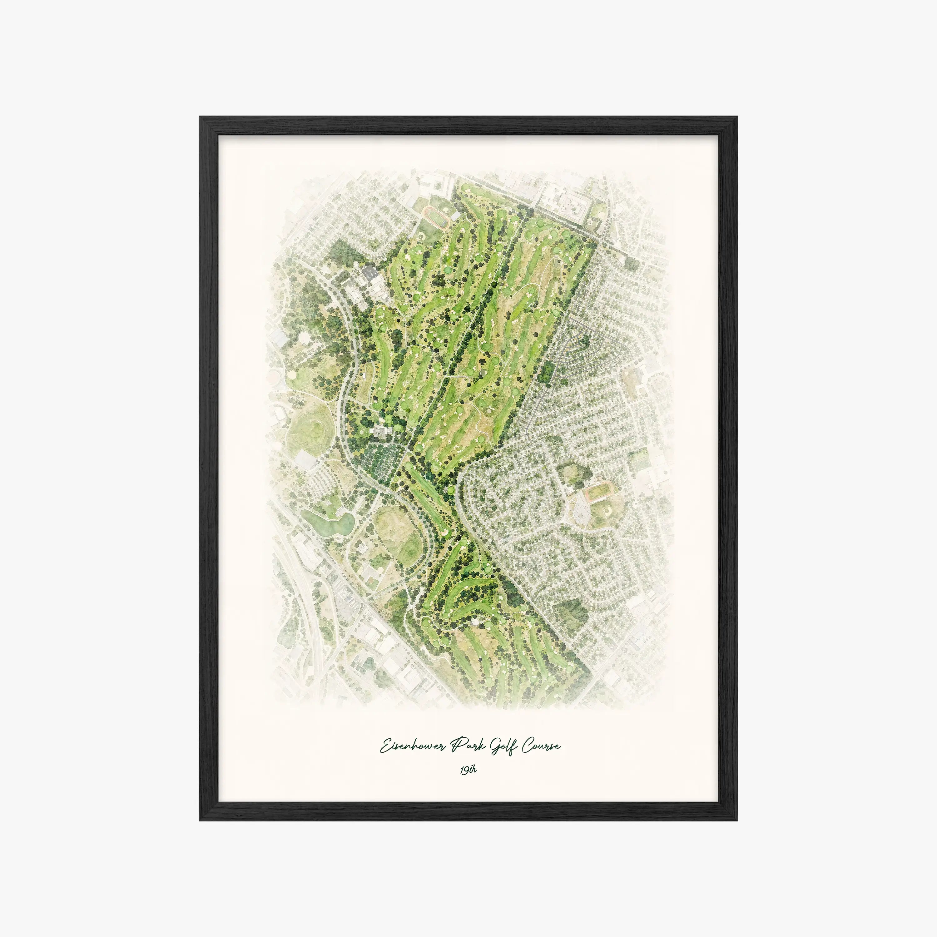 Eisenhower Park Golf Course black frame
