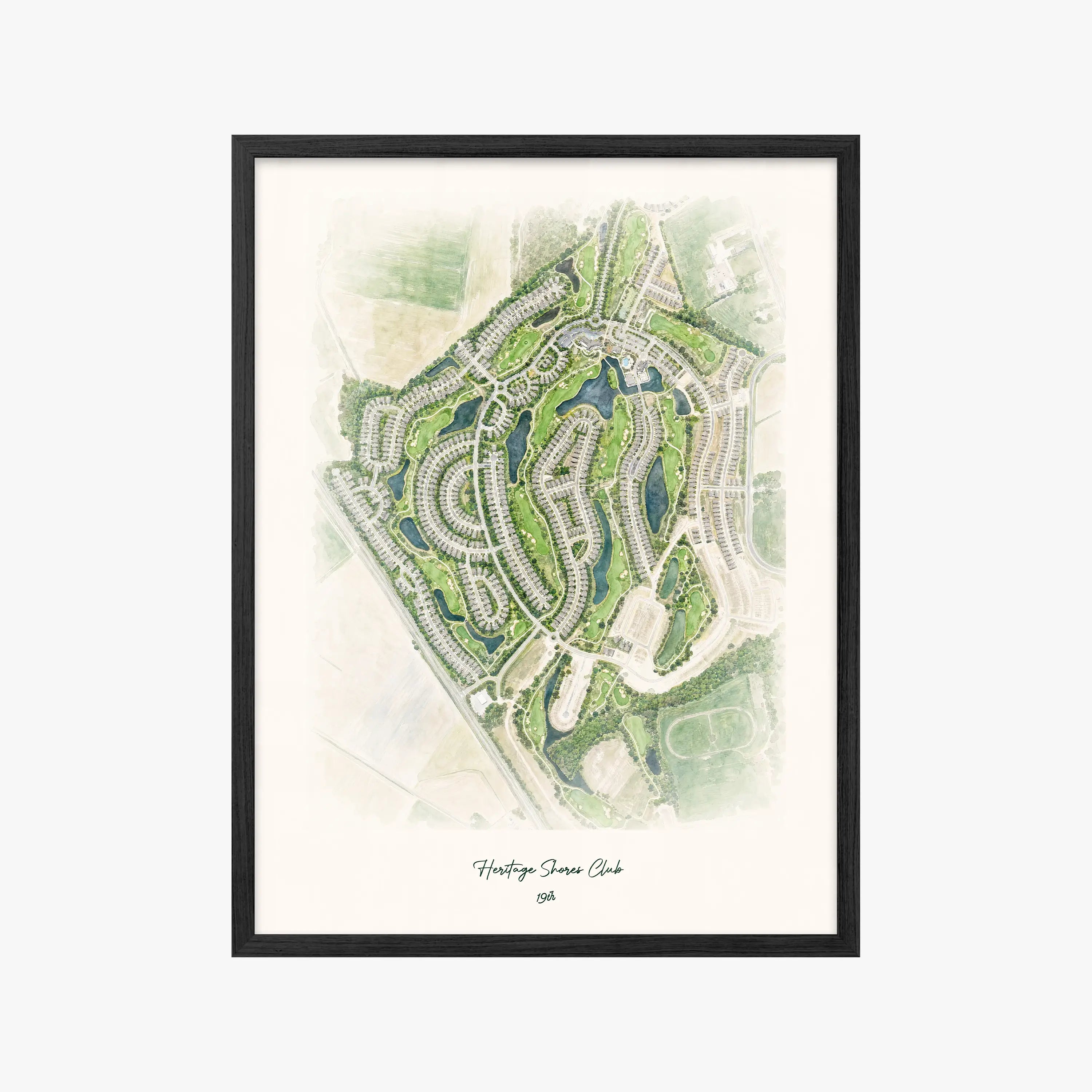 Heritage Shores Club black frame