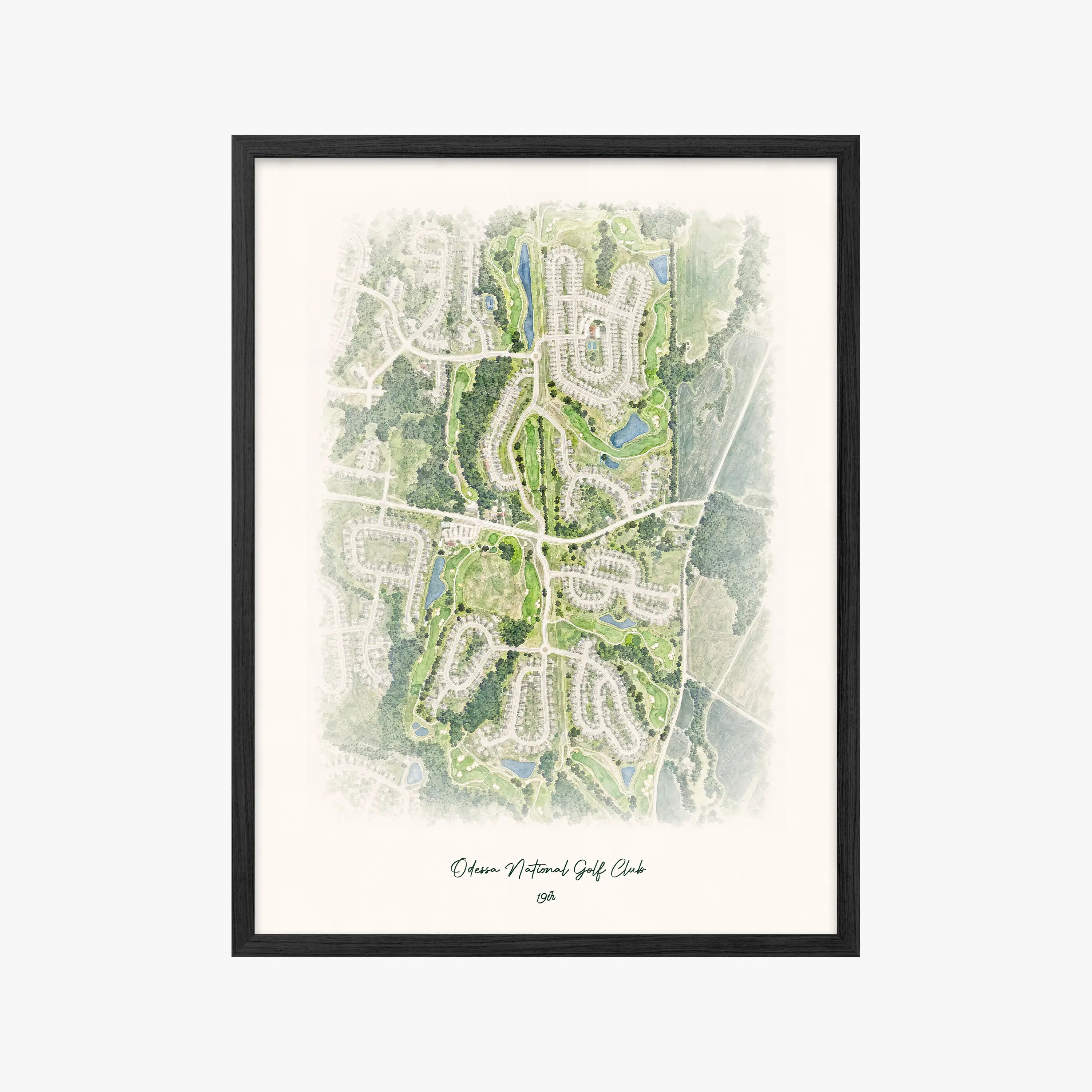 Odessa National Golf Club black frame