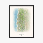 Wailea Golf Club black frame