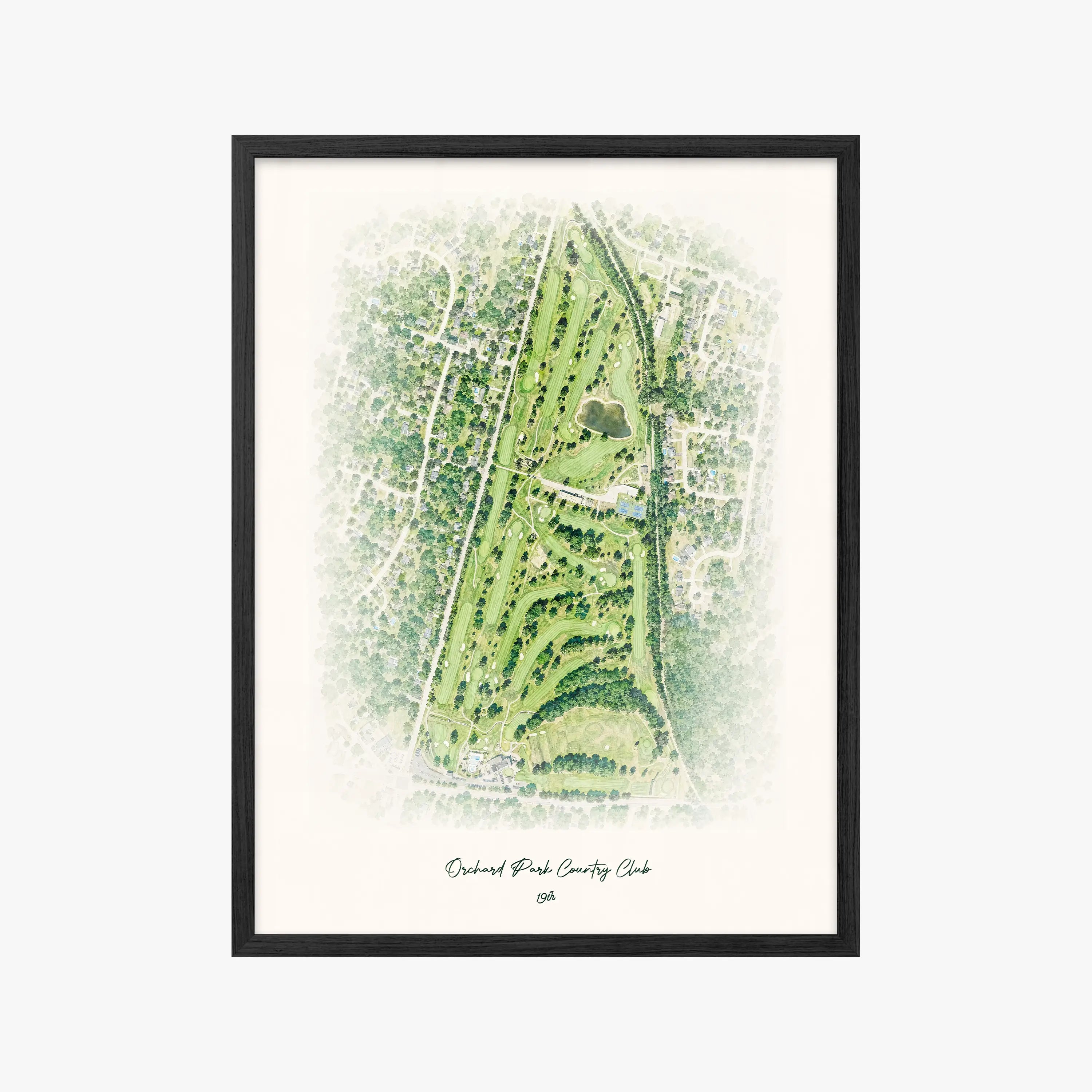 Orchard Park Country Club black frame