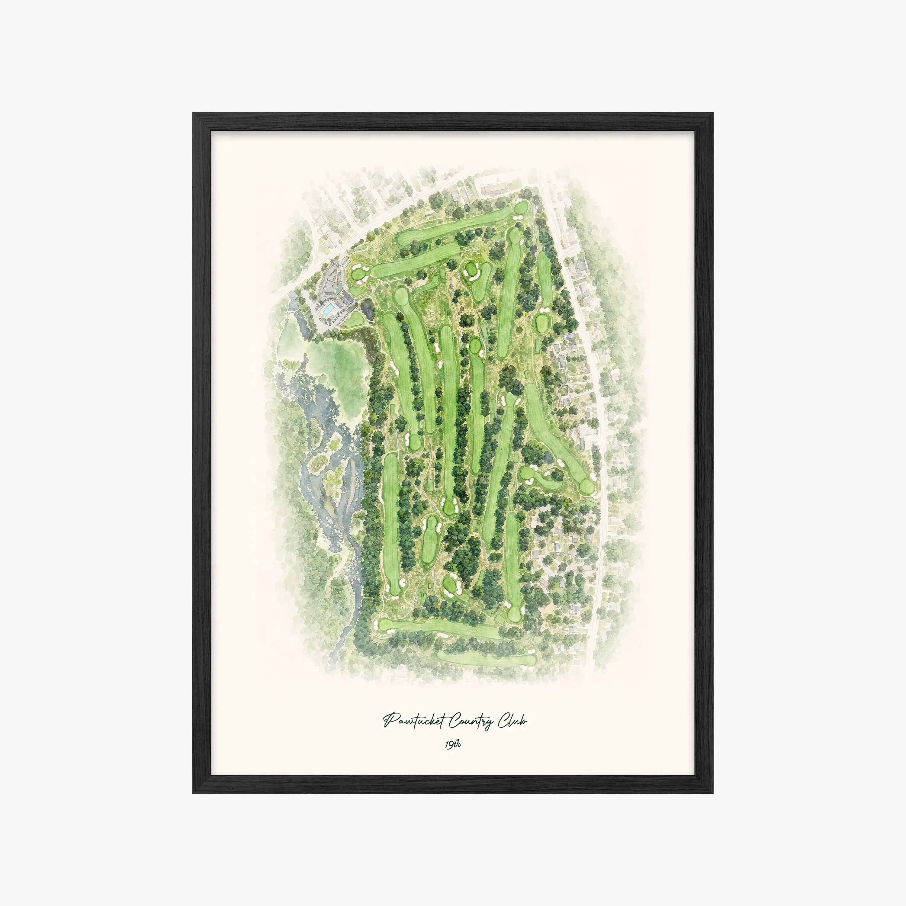 Pawtucket Country Club black frame