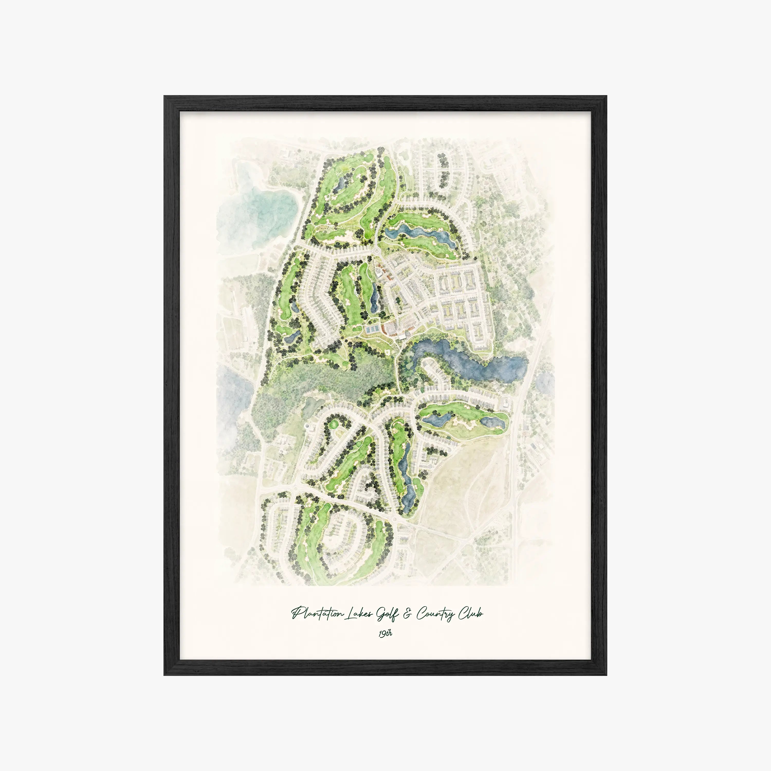Plantation Lakes Golf & Country Club black frame