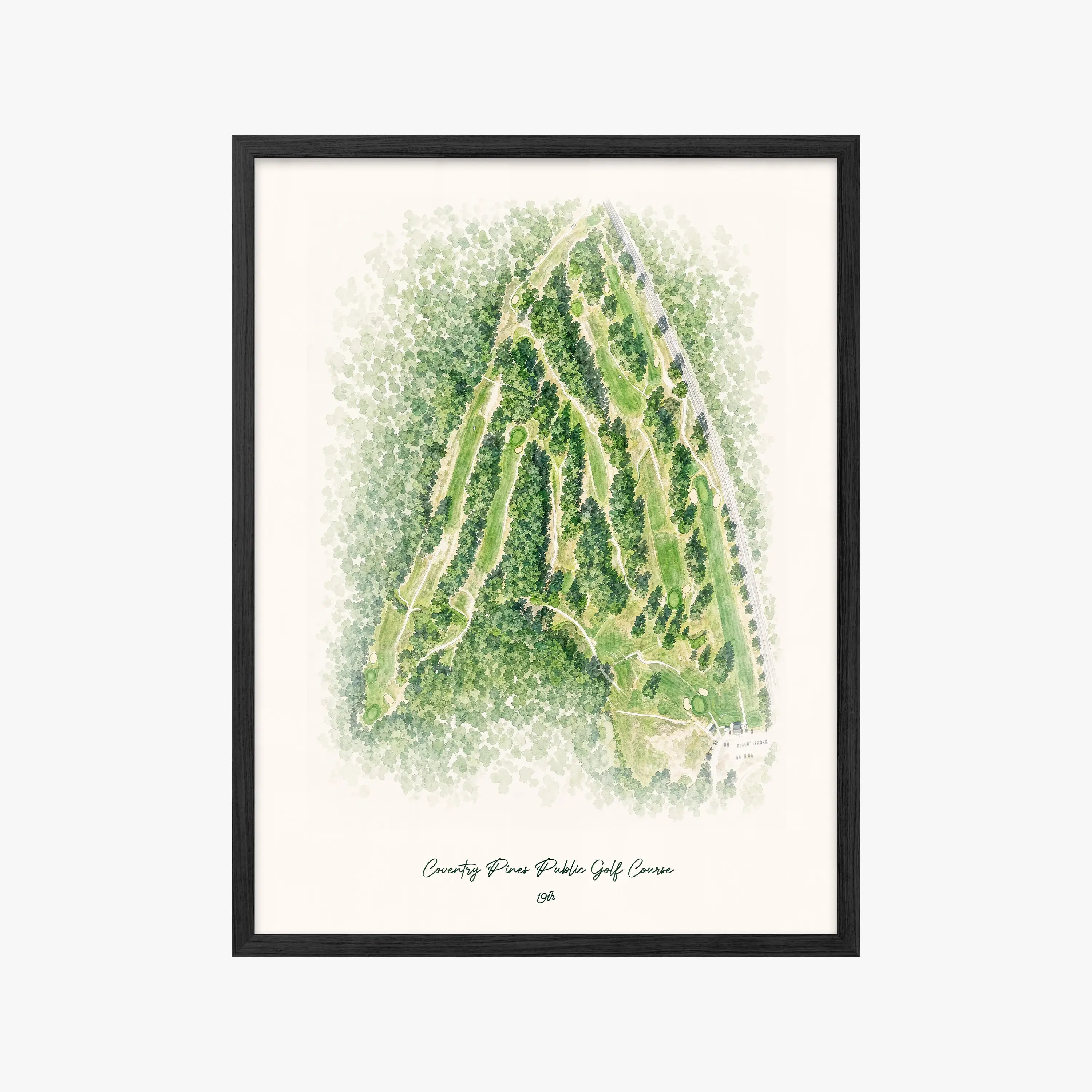 Coventry Pines Public Golf Course black frame