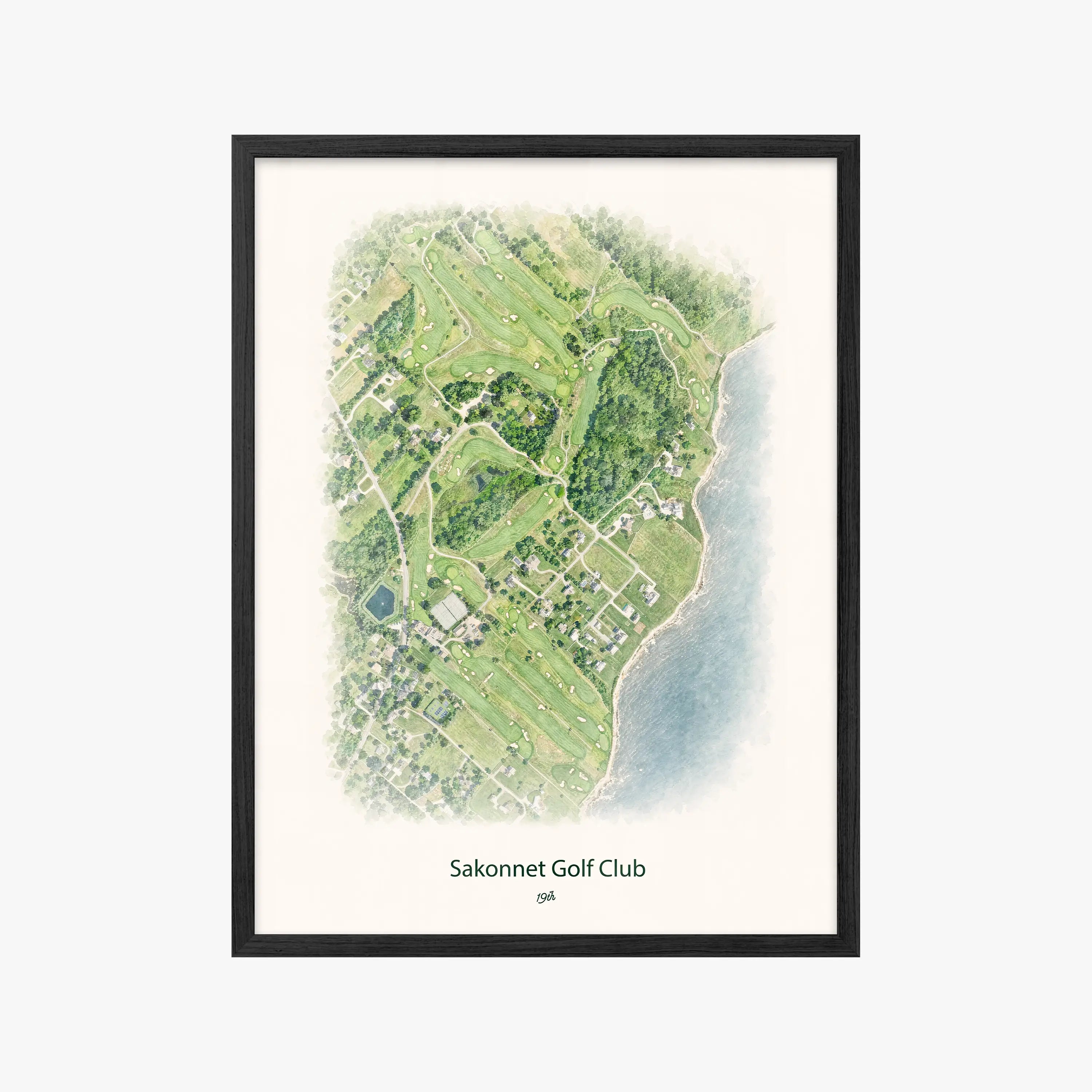 Sakonnet Golf Club black frame
