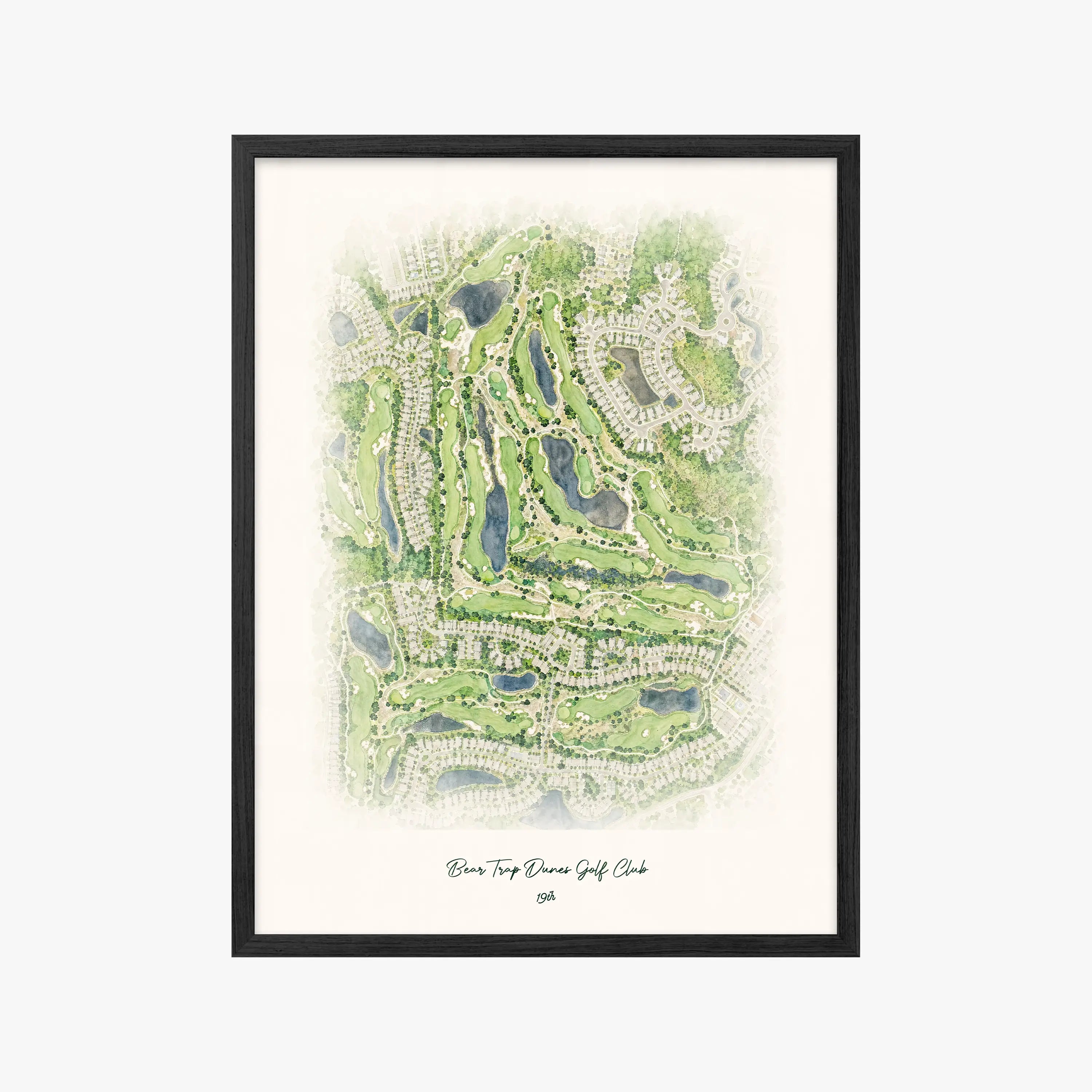 Bear Trap Dunes Golf Club black frame