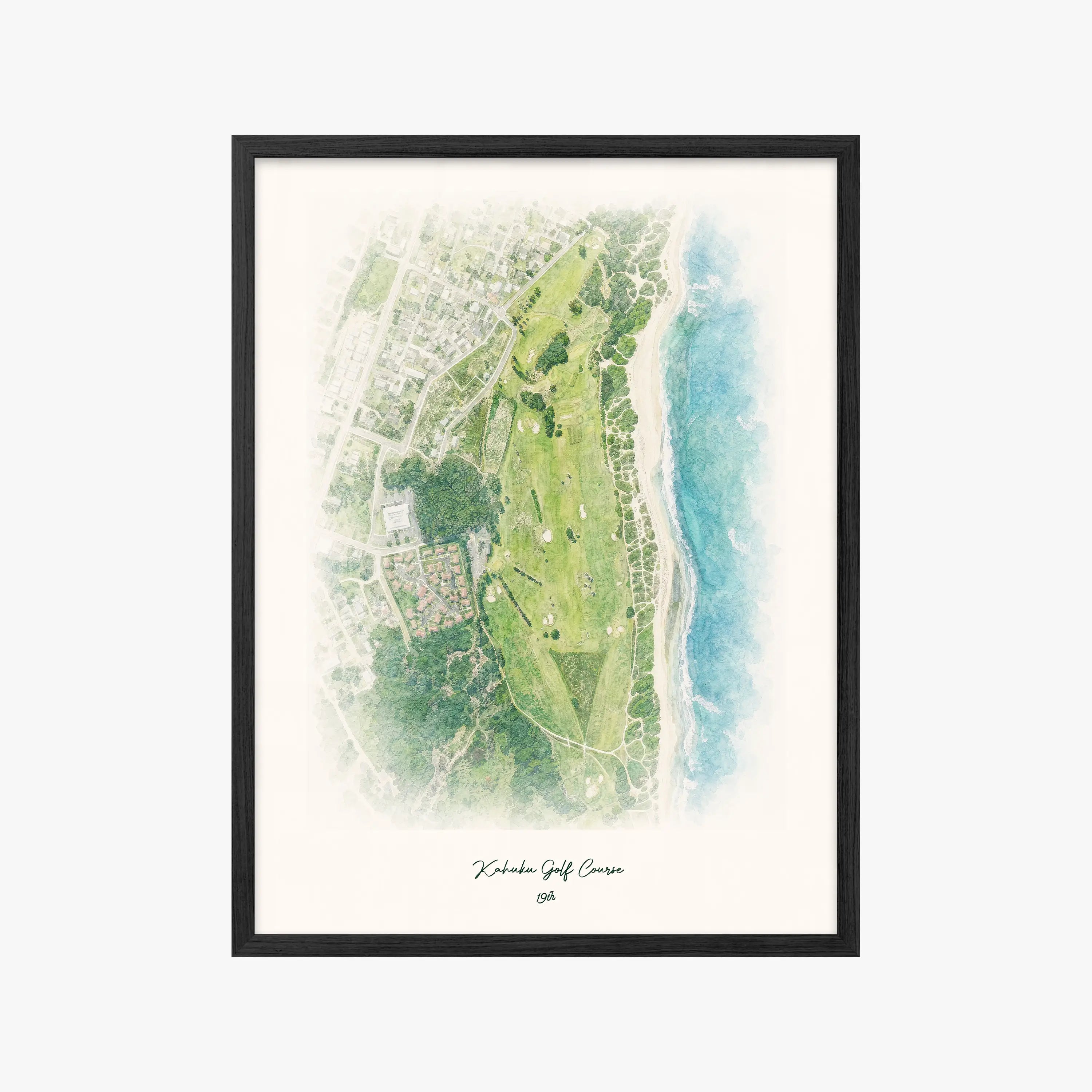 Kahuku Golf Course black frame