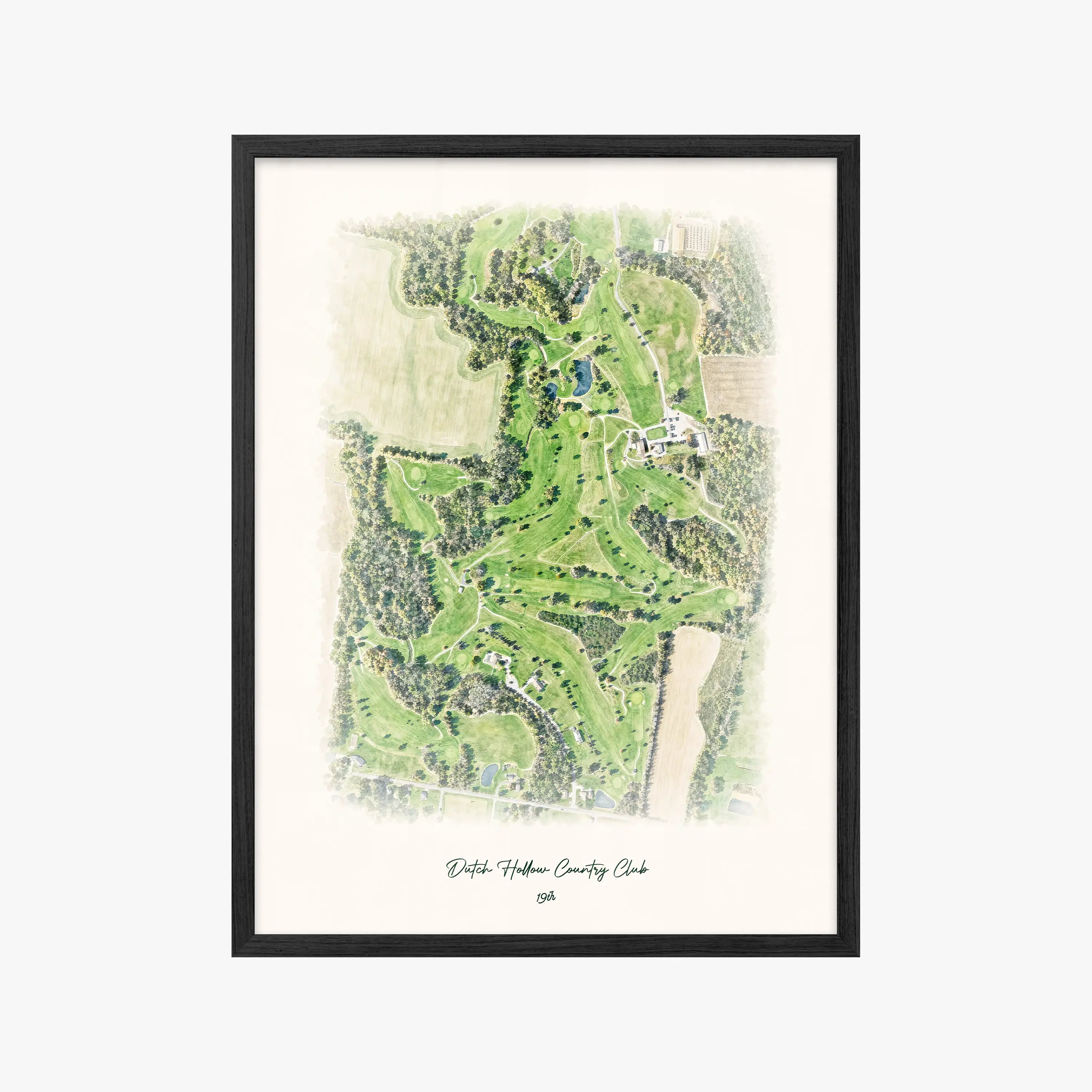 Dutch Hollow Country Club black frame