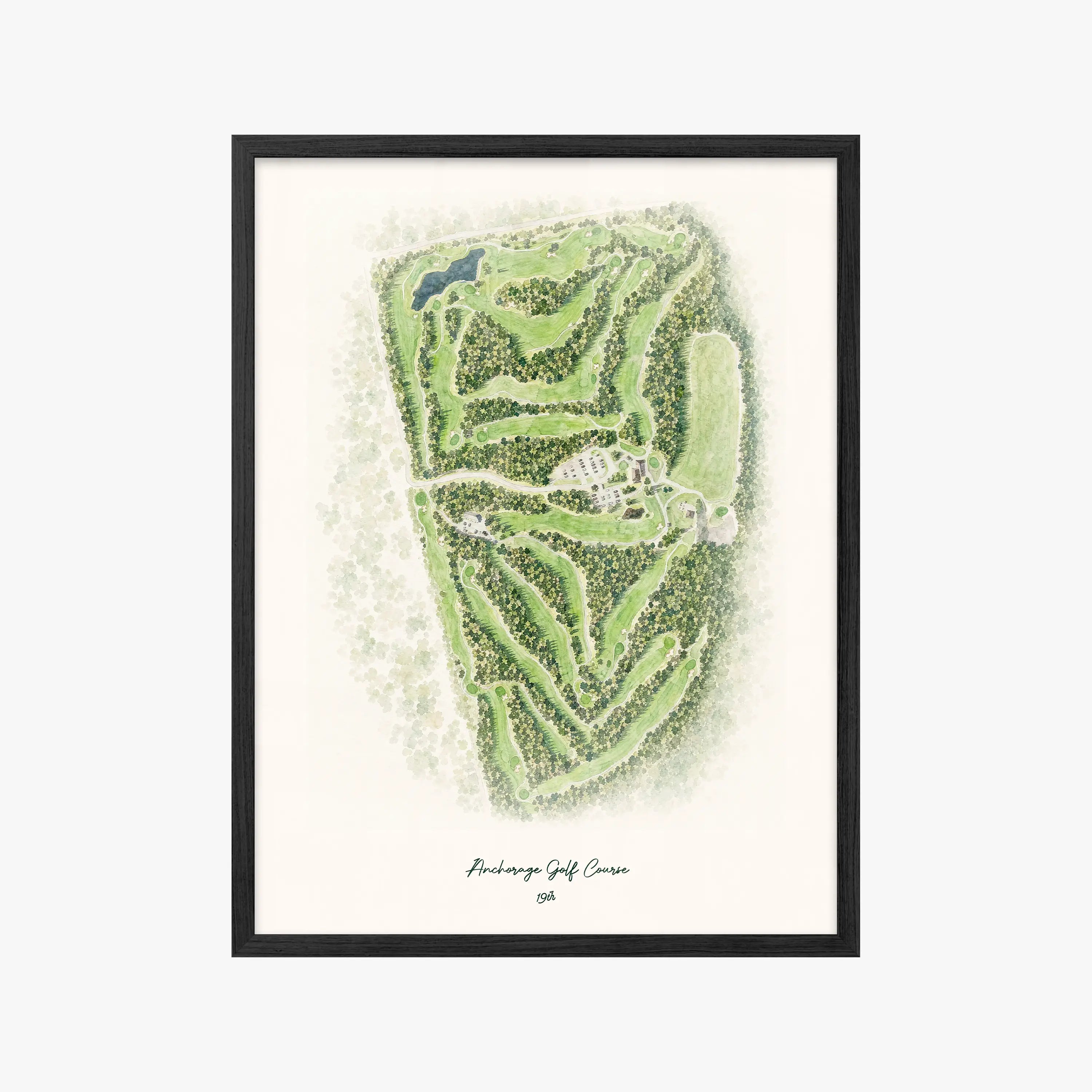 Anchorage Golf Course black frame