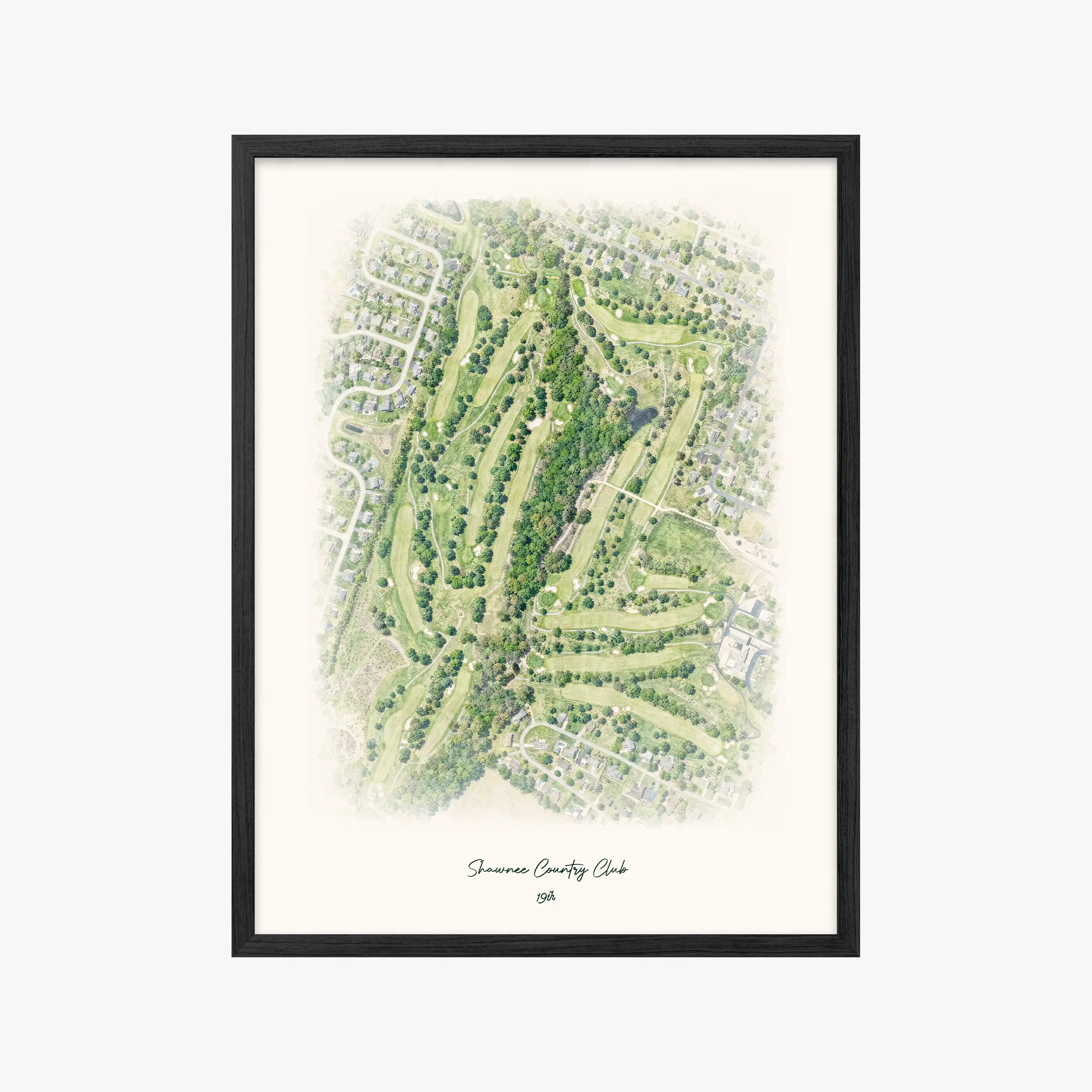 Shawnee Country Club black frame