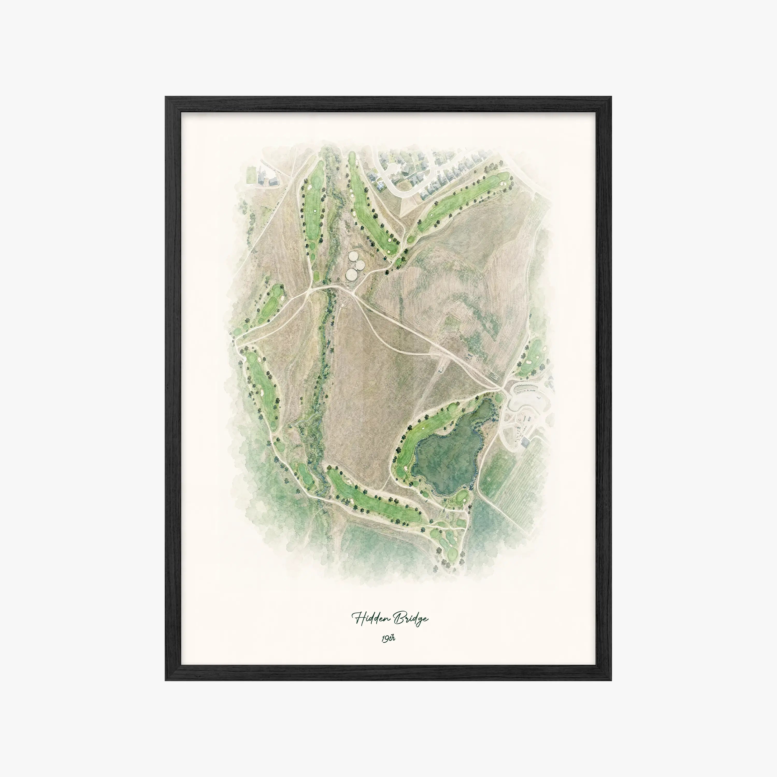 Hidden Bridge black frame