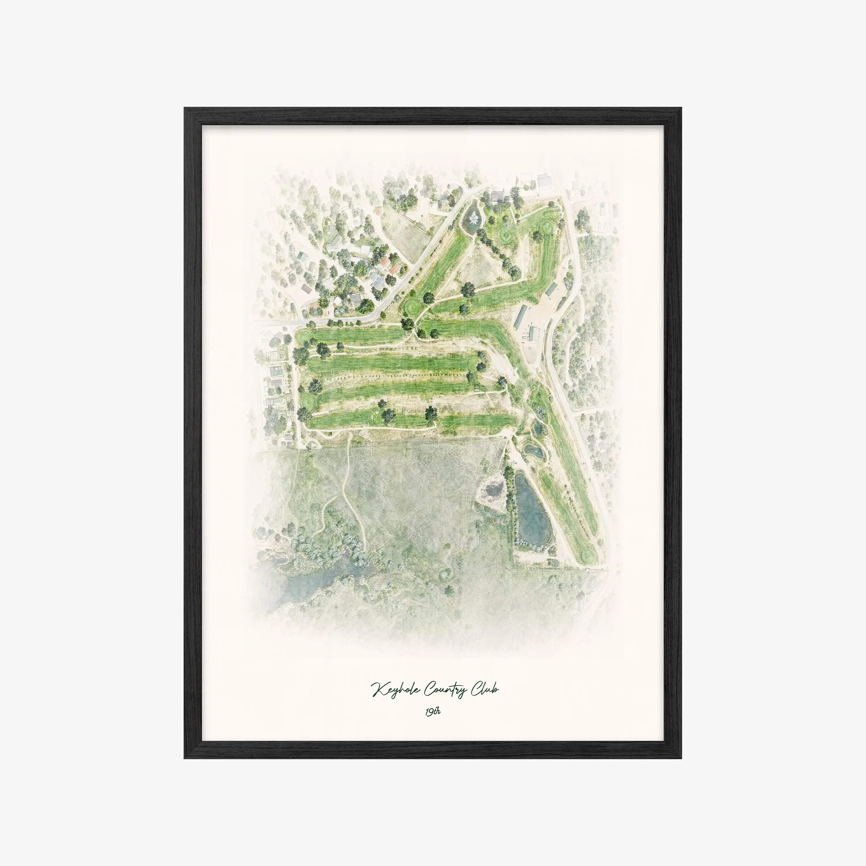 Keyhole Country Club black frame