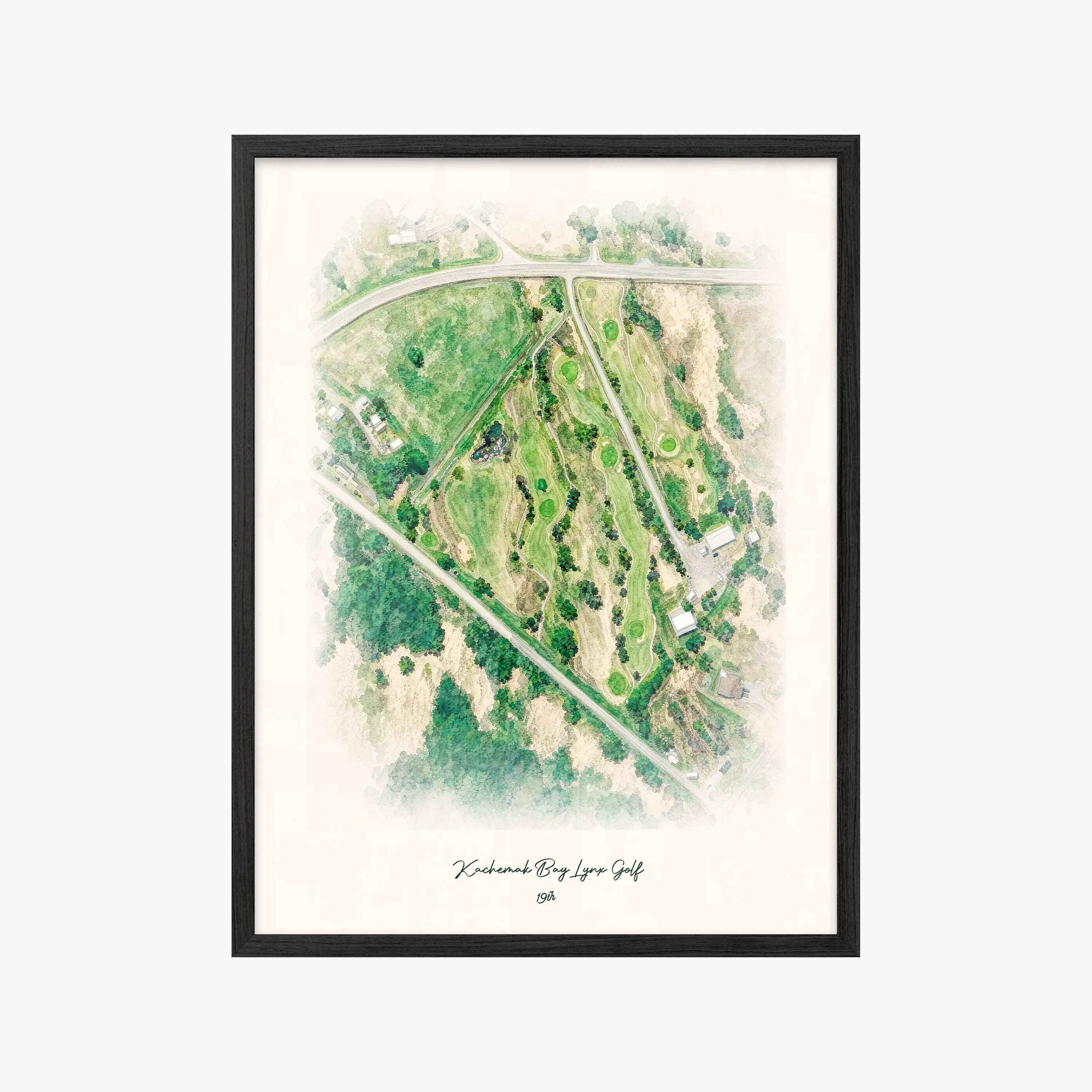 Kachemak Bay Lynx Golf black frame