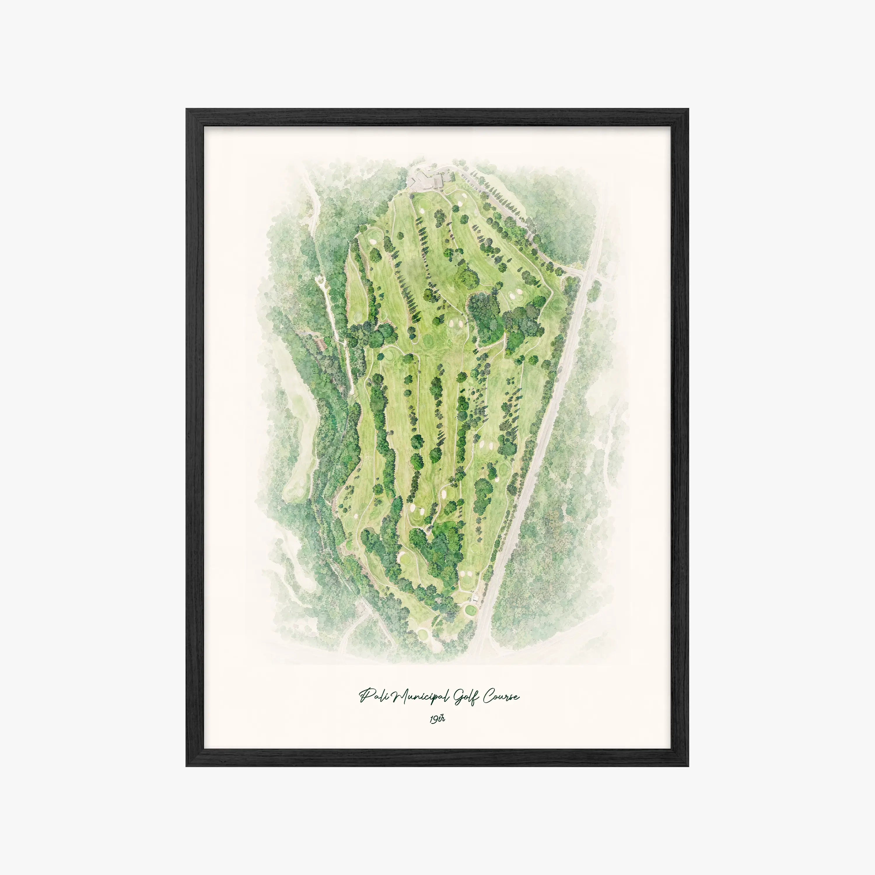 Pali Municipal Golf Course black frame