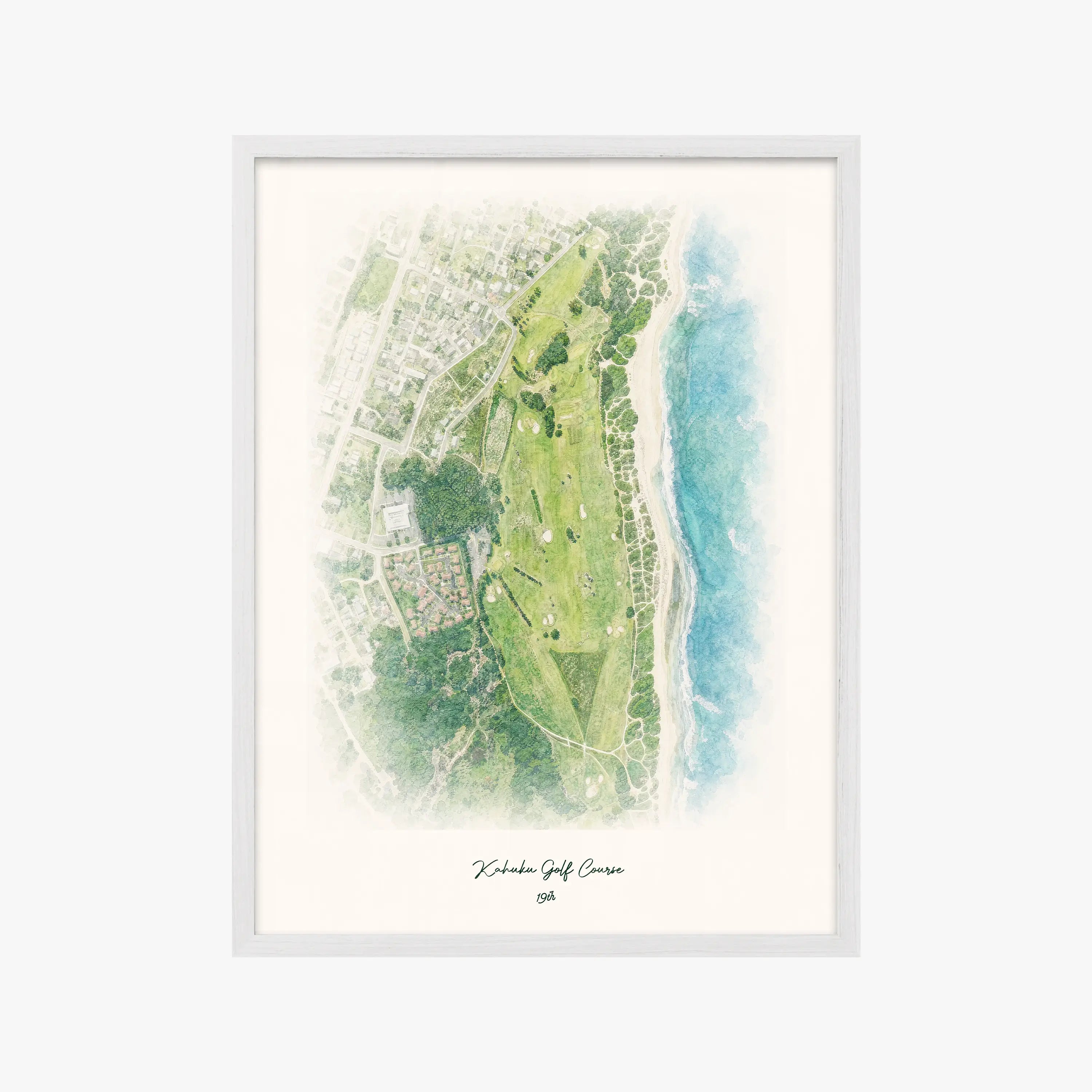 Kahuku Golf Course white frame