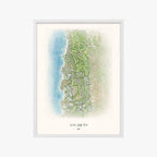 Wailea Golf Club white frame
