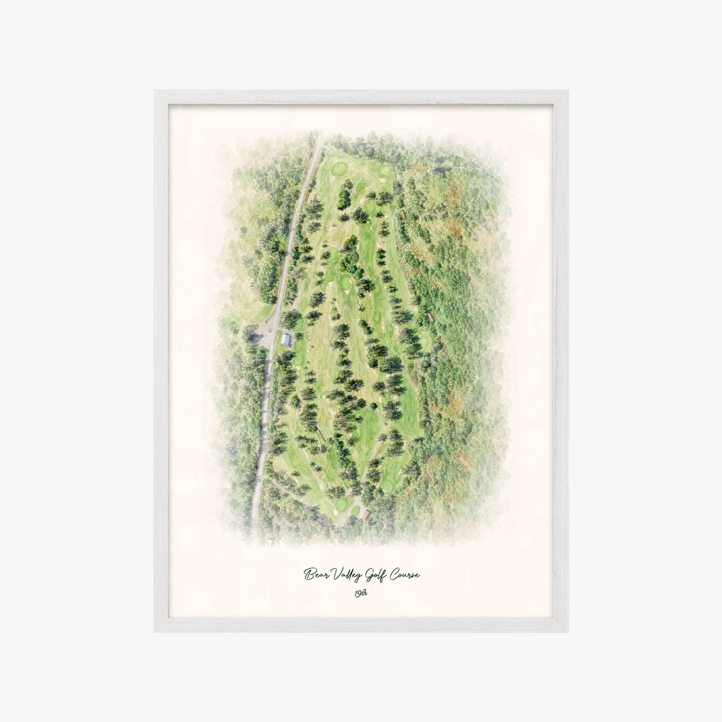 Bear Valley Golf Course white frame