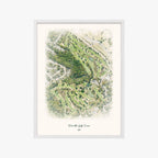 Delcastle Golf Course white frame