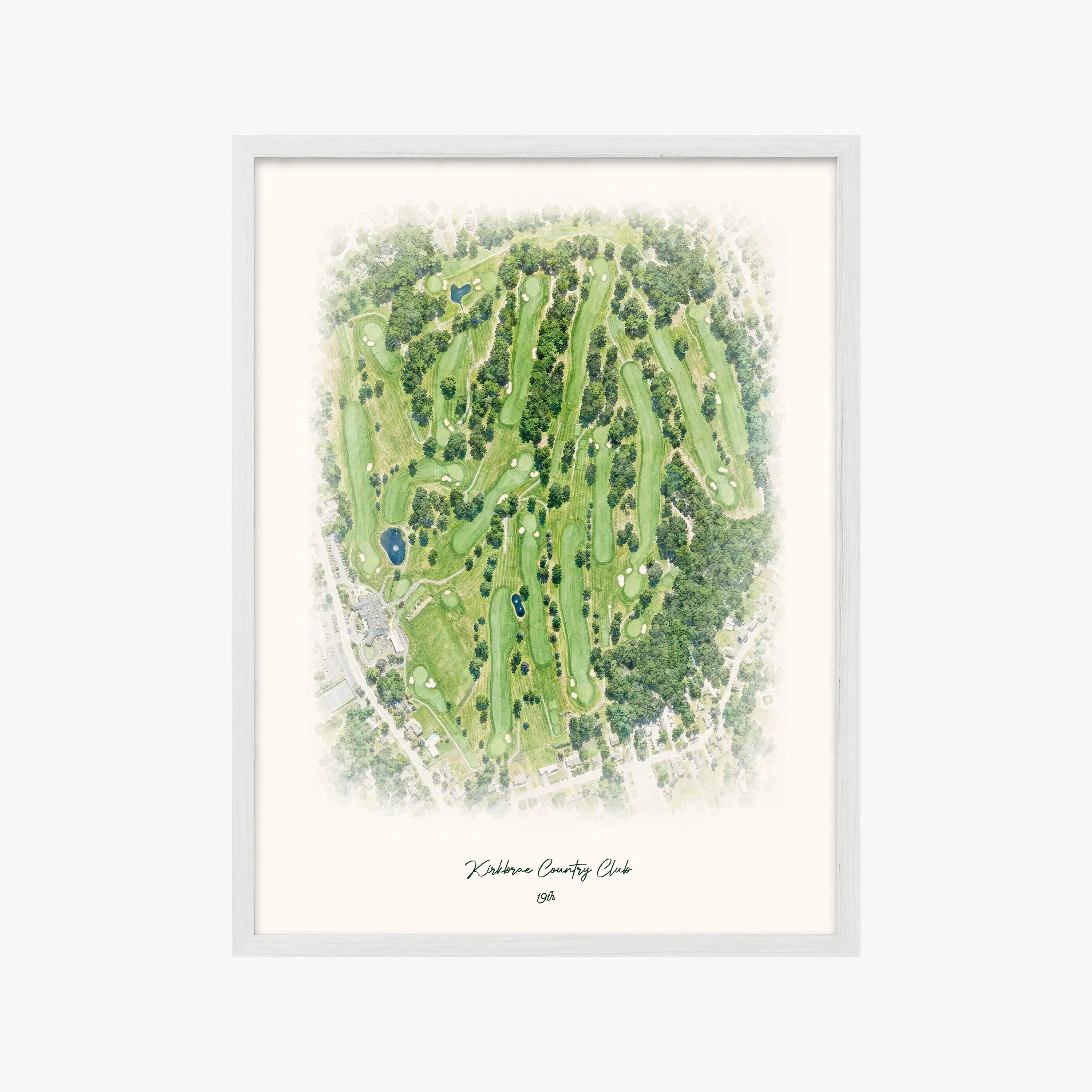 Kirkbrae Country Club white frame