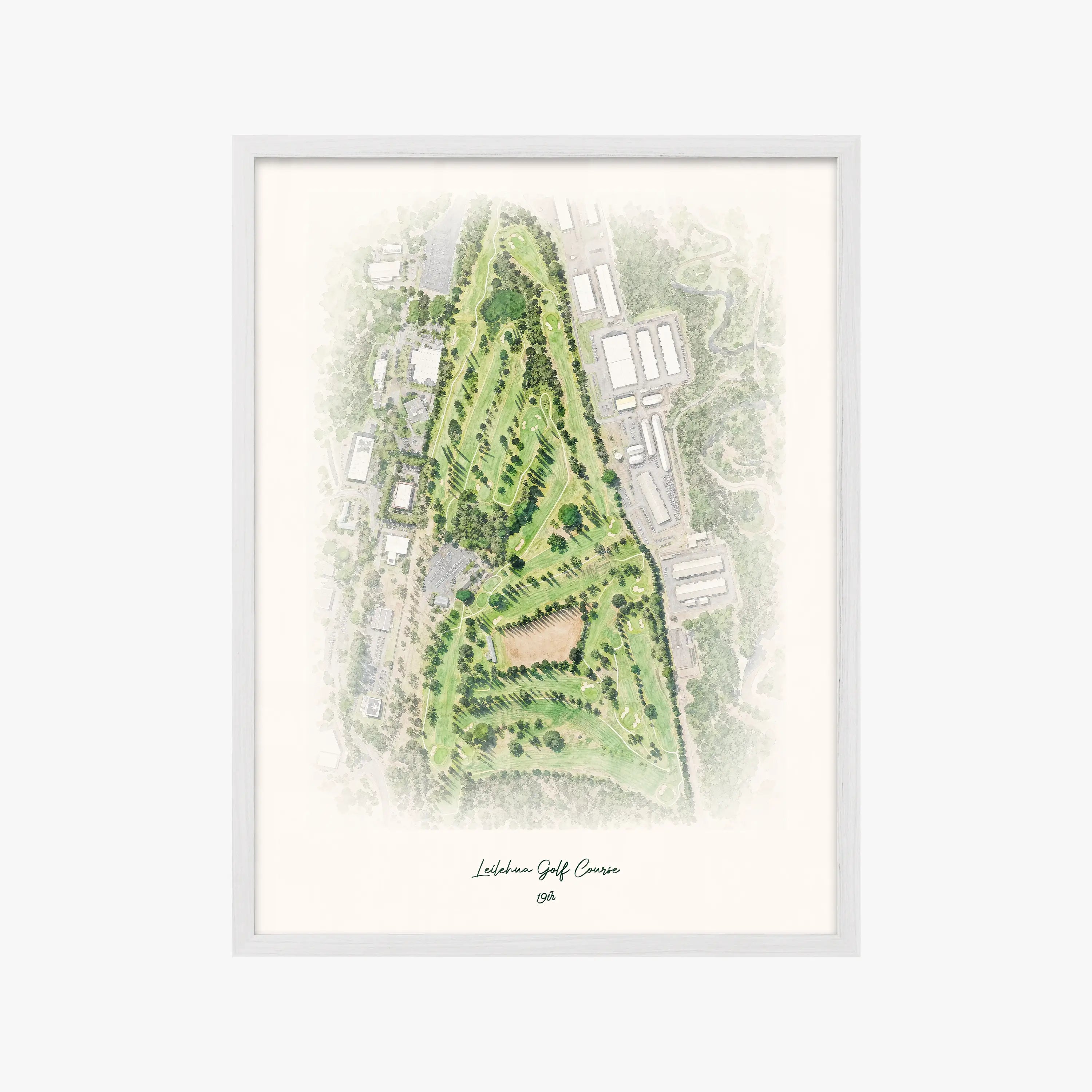 Leilehua Golf Course white frame