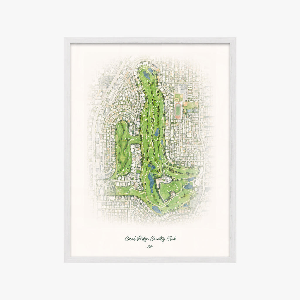 Coral Ridge Country Club white frame