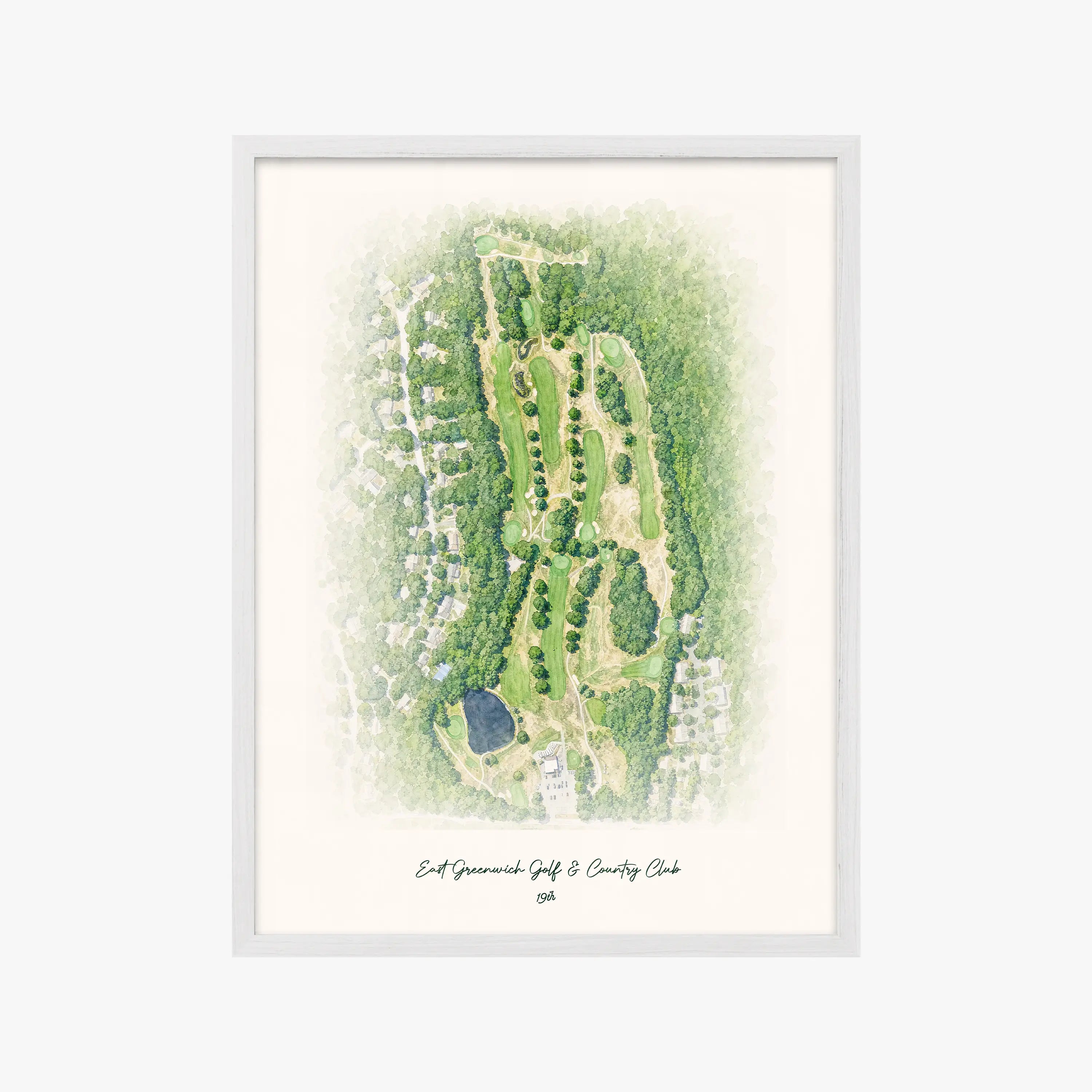 East Greenwich Golf & Country Club white frame