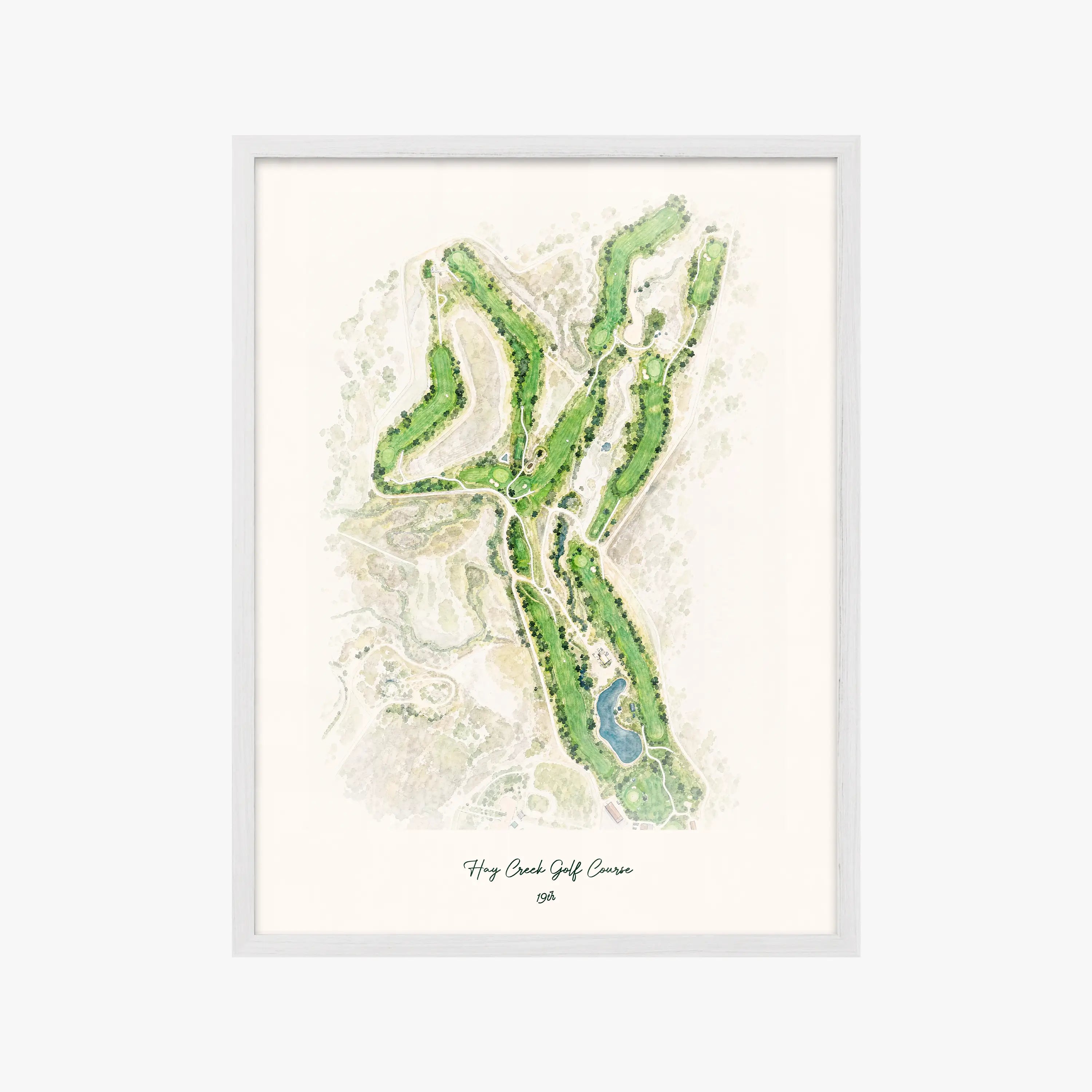 Hay Creek Golf Course white frame