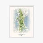 Montaup Country Club white frame